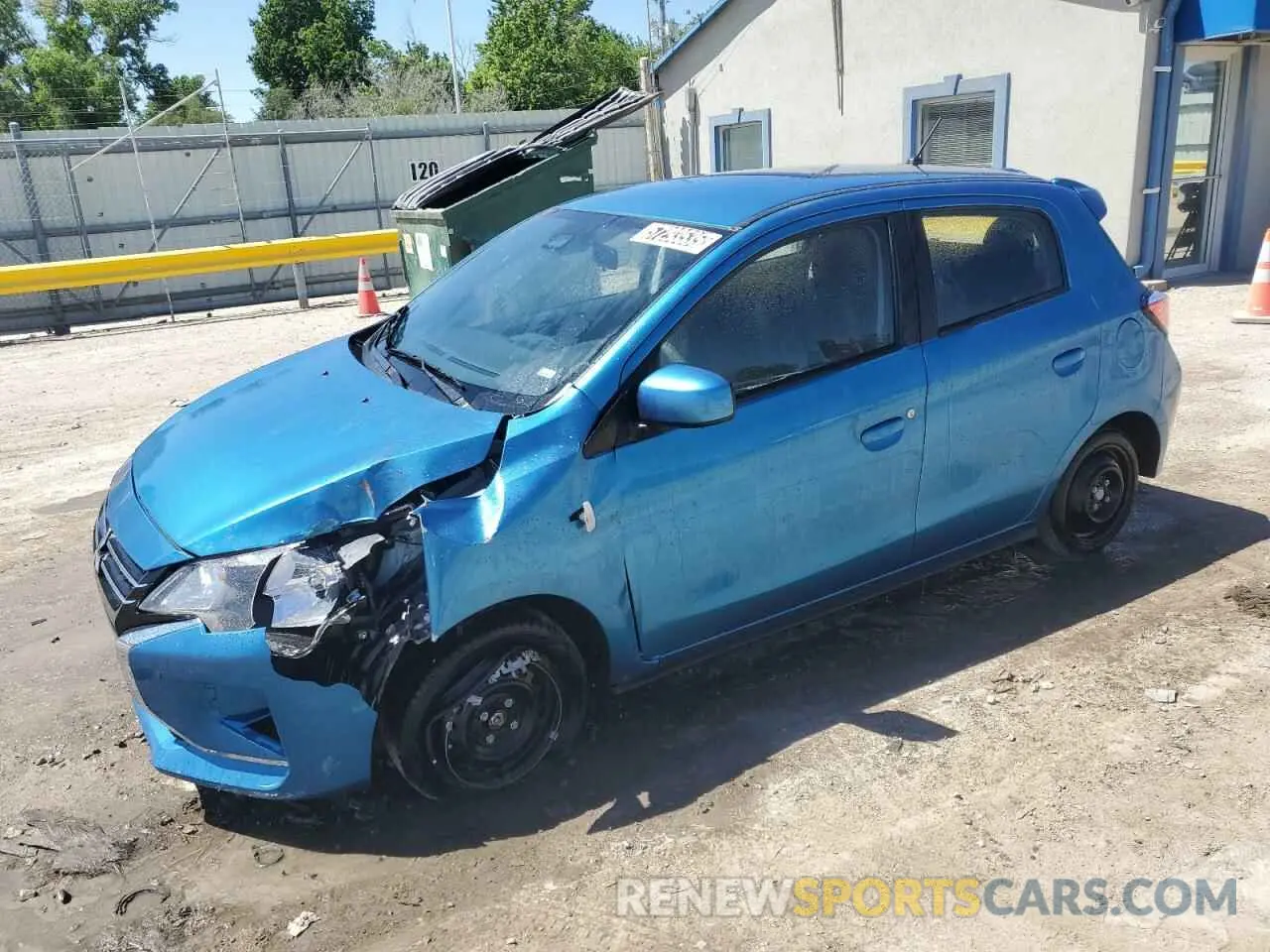 1 Photograph of a damaged car ML32AUHJ3RH026409 MITSUBISHI MIRAGE 2024