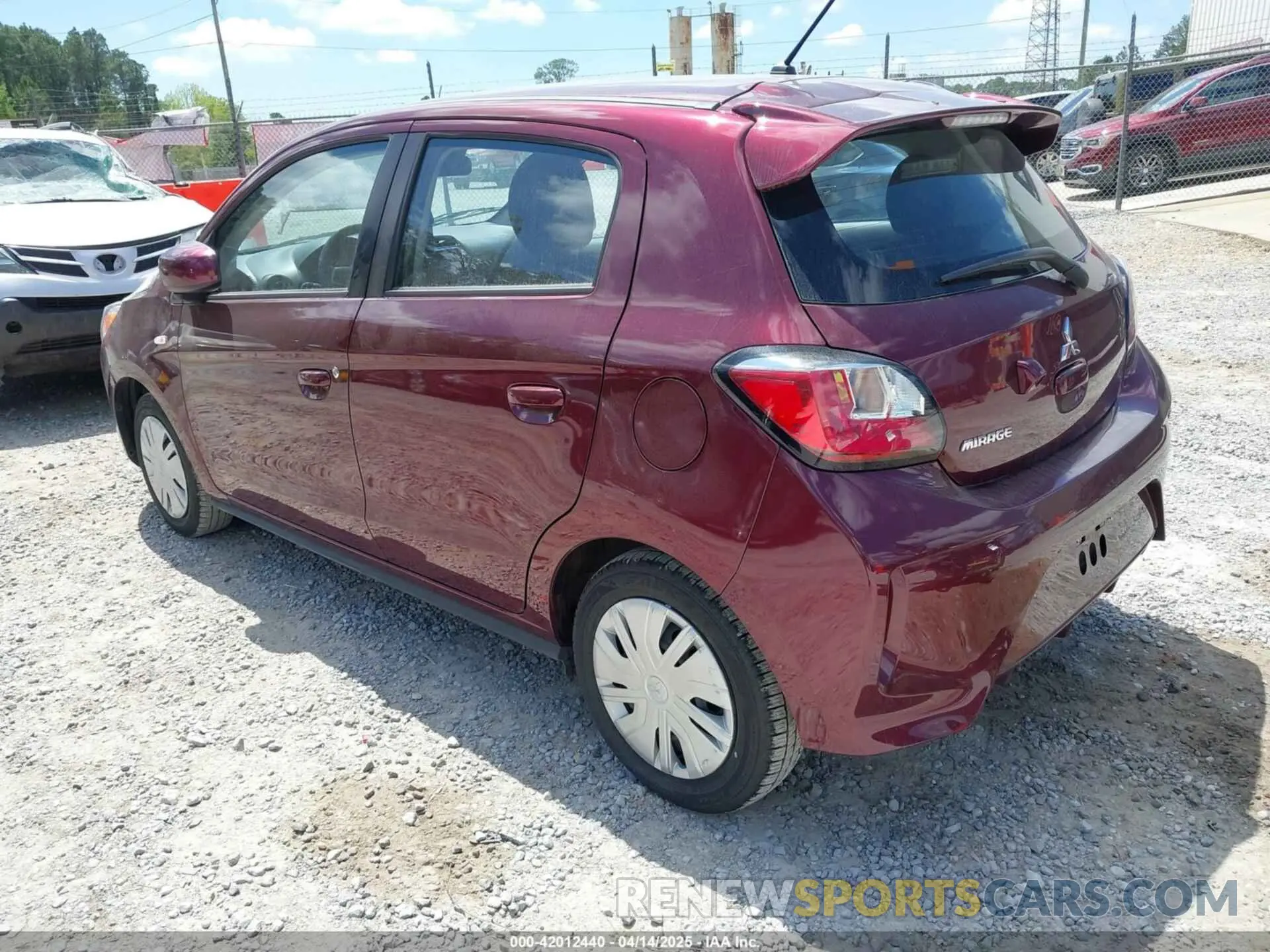 3 Photograph of a damaged car ML32AUHJ3RH028872 MITSUBISHI MIRAGE 2024