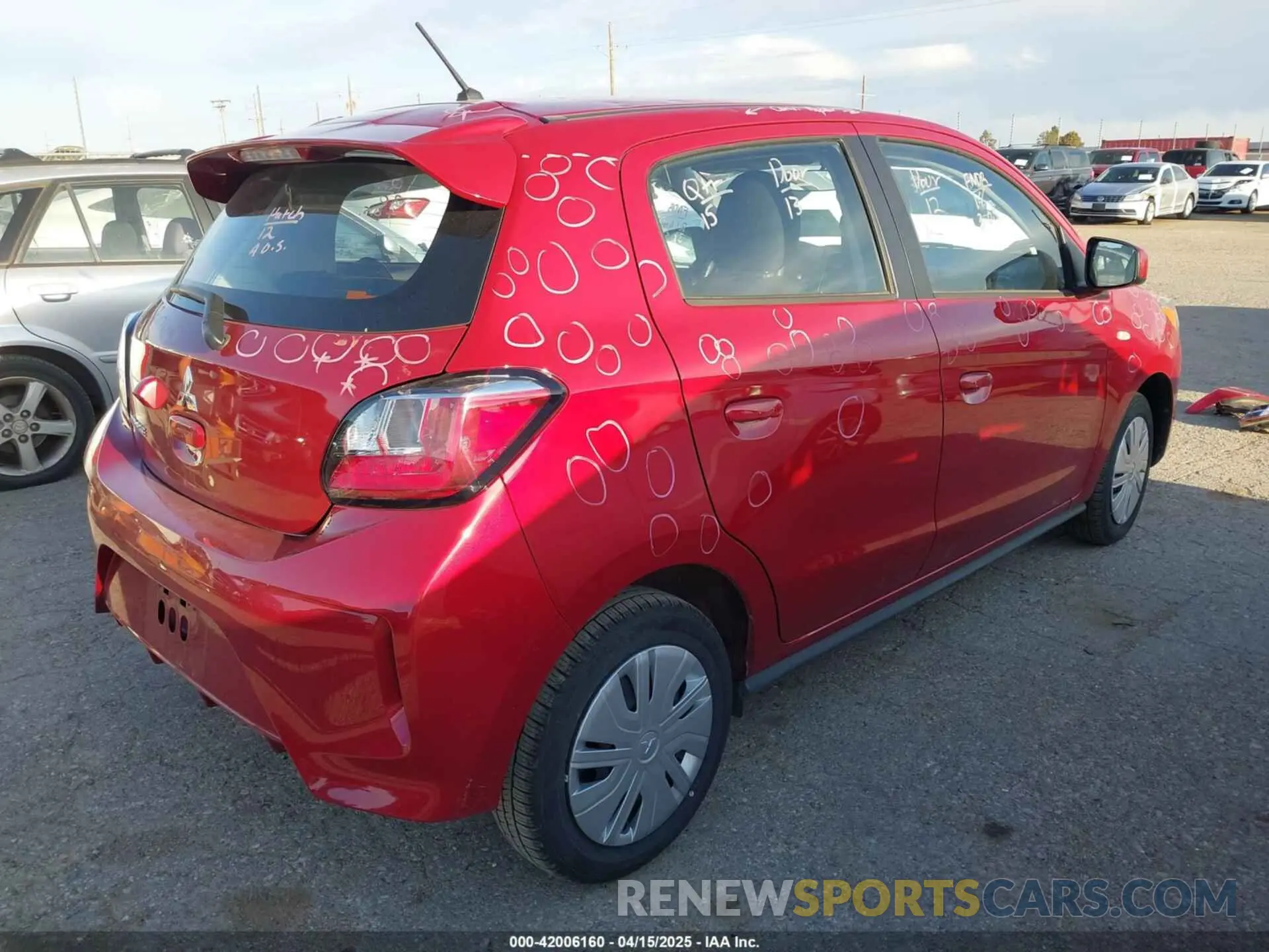 4 Photograph of a damaged car ML32AUHJ3RH030654 MITSUBISHI MIRAGE 2024