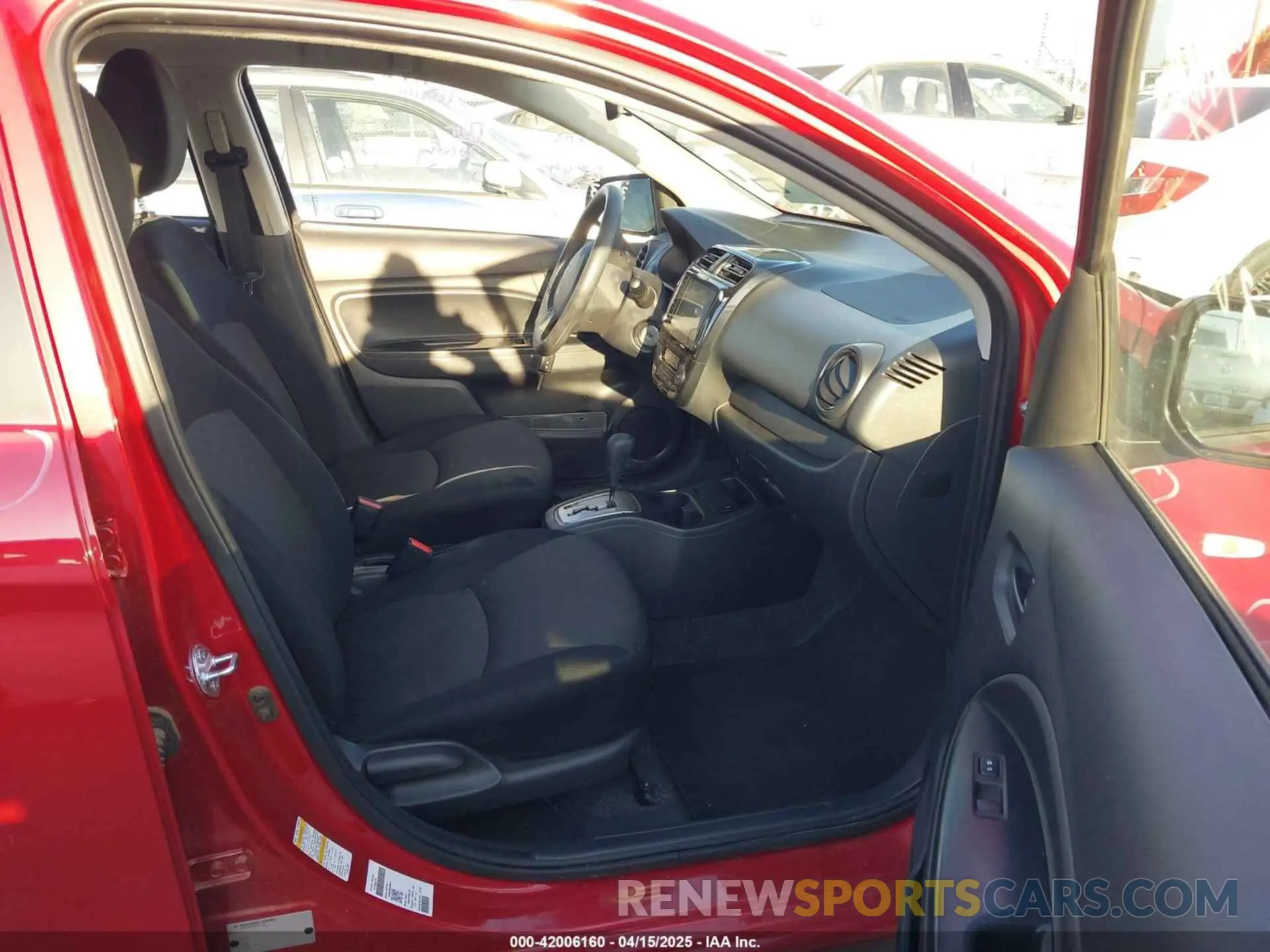 5 Photograph of a damaged car ML32AUHJ3RH030654 MITSUBISHI MIRAGE 2024