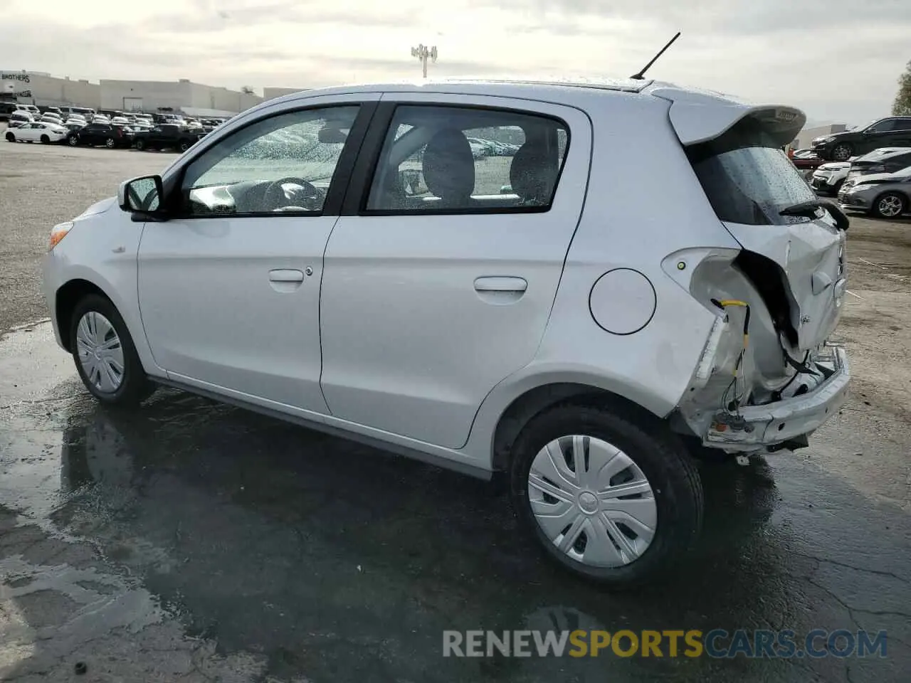 2 Photograph of a damaged car ML32AUHJ3RH031707 MITSUBISHI MIRAGE 2024