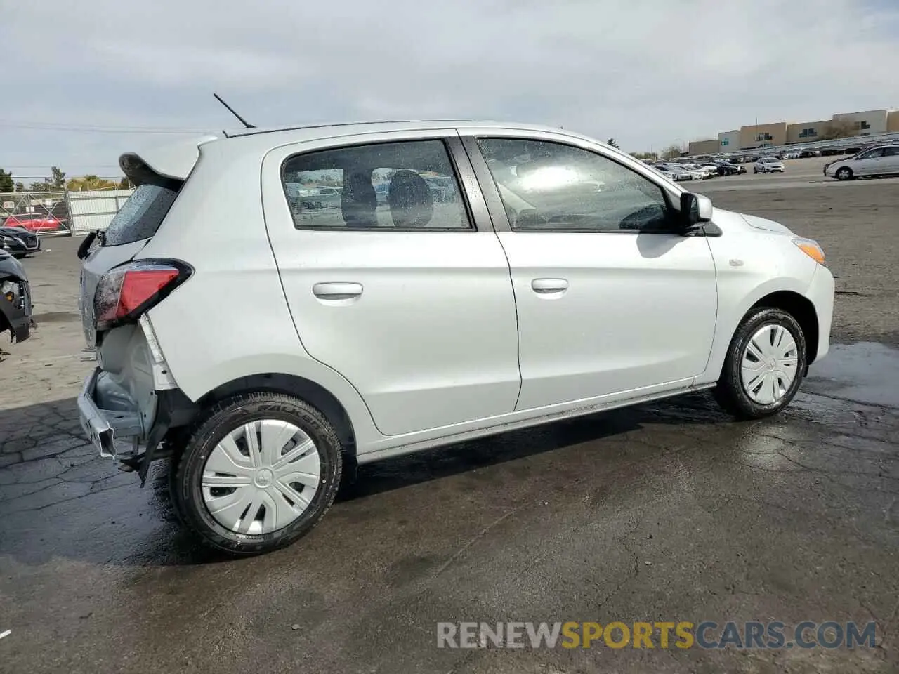 3 Photograph of a damaged car ML32AUHJ3RH031707 MITSUBISHI MIRAGE 2024