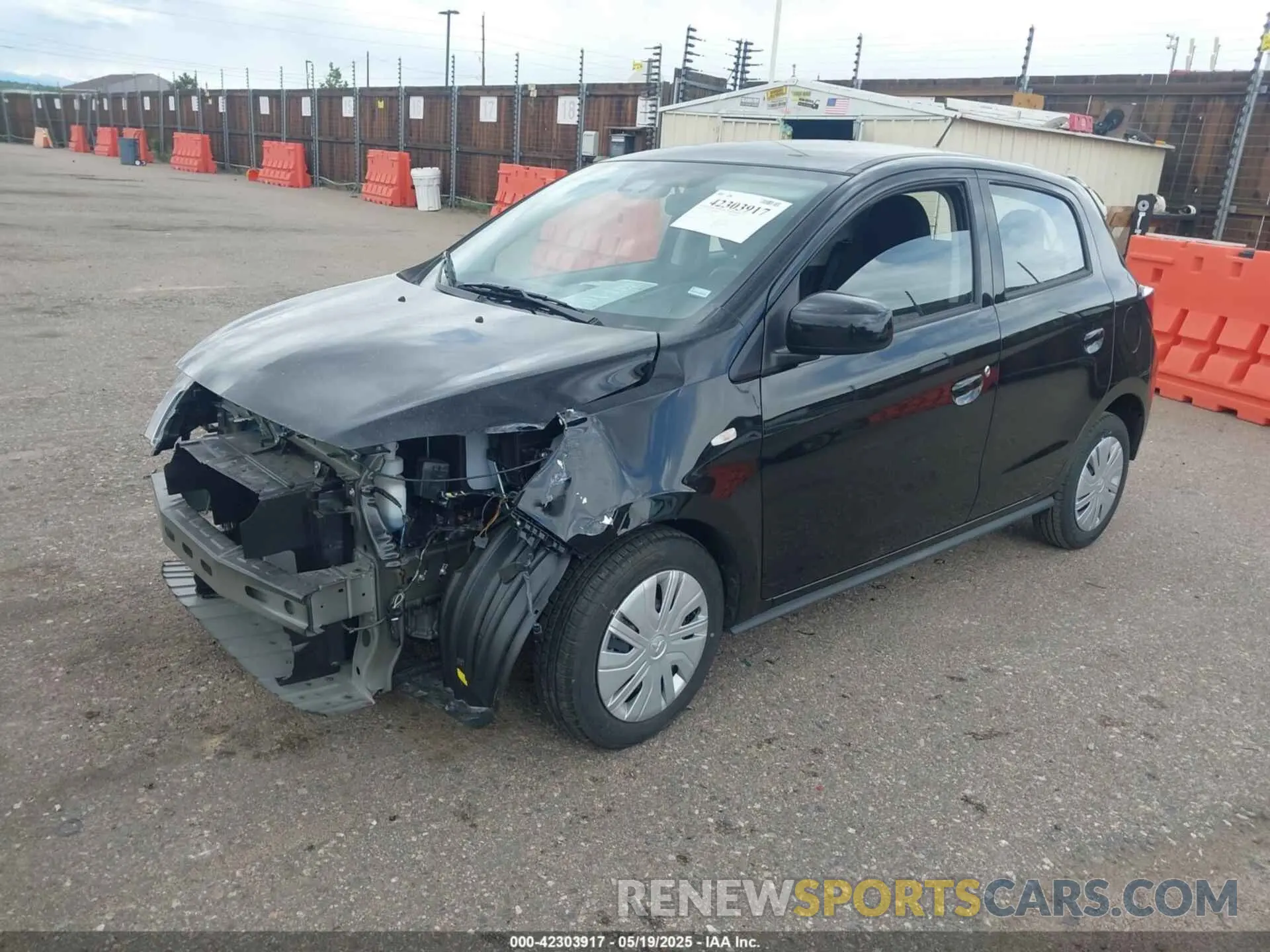 2 Photograph of a damaged car ML32AUHJ3RH033103 MITSUBISHI MIRAGE 2024