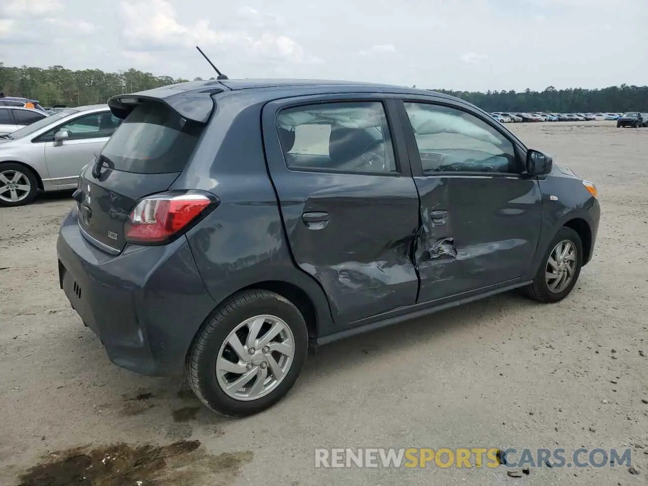 3 Photograph of a damaged car ML32AUHJ3RH033490 MITSUBISHI MIRAGE 2024