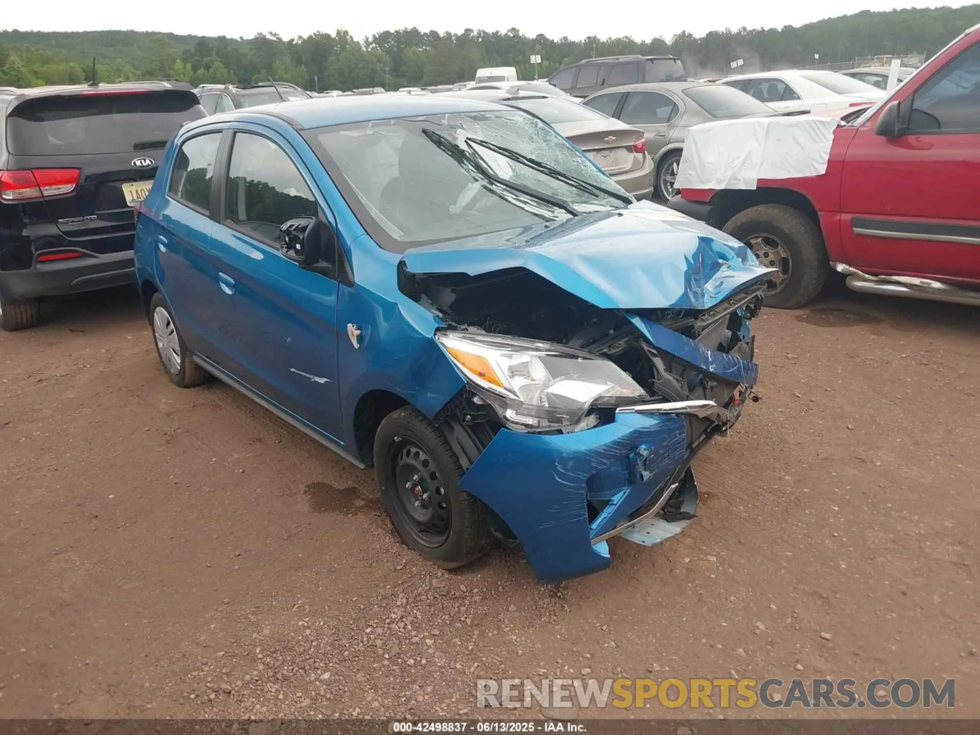 1 Photograph of a damaged car ML32AUHJ3RH036003 MITSUBISHI MIRAGE 2024