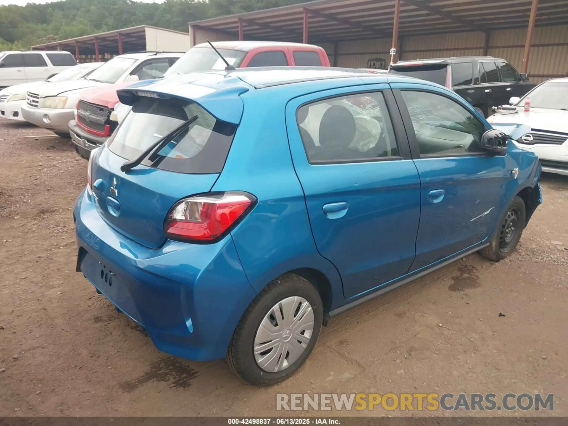 4 Photograph of a damaged car ML32AUHJ3RH036003 MITSUBISHI MIRAGE 2024