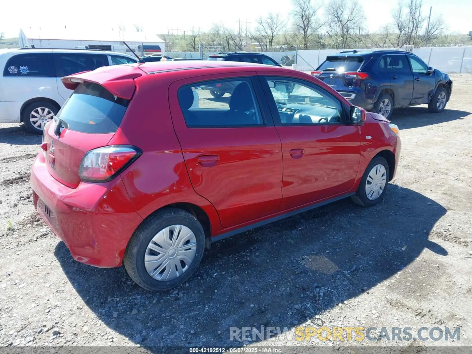 4 Photograph of a damaged car ML32AUHJ4RH012728 MITSUBISHI MIRAGE 2024