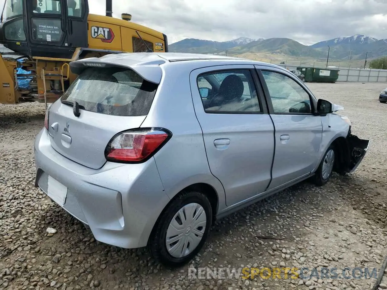 3 Photograph of a damaged car ML32AUHJ4RH013300 MITSUBISHI MIRAGE 2024