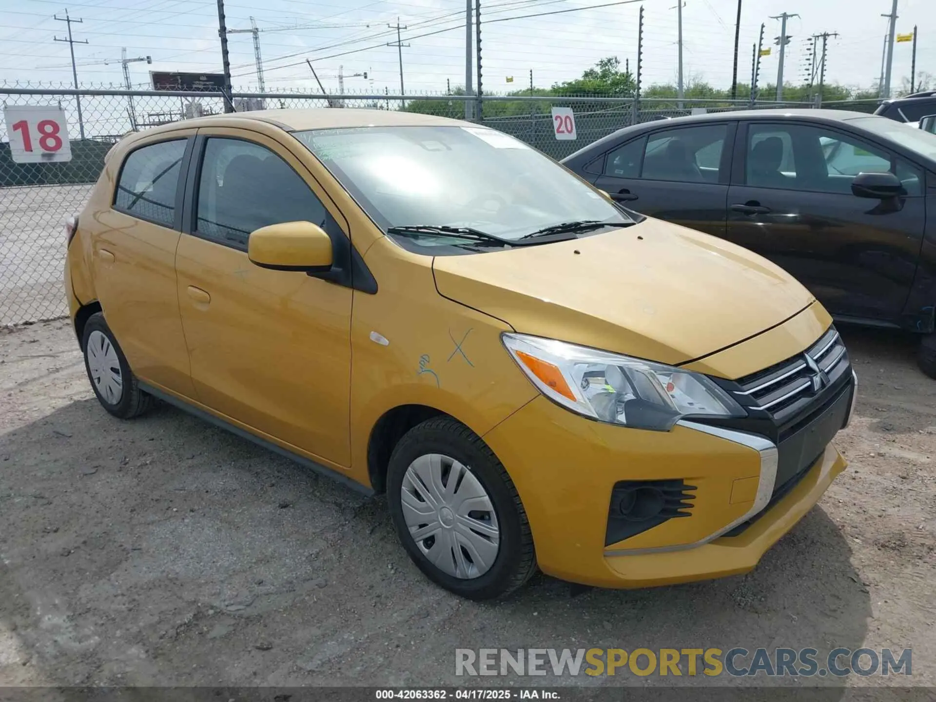 1 Photograph of a damaged car ML32AUHJ4RH022434 MITSUBISHI MIRAGE 2024