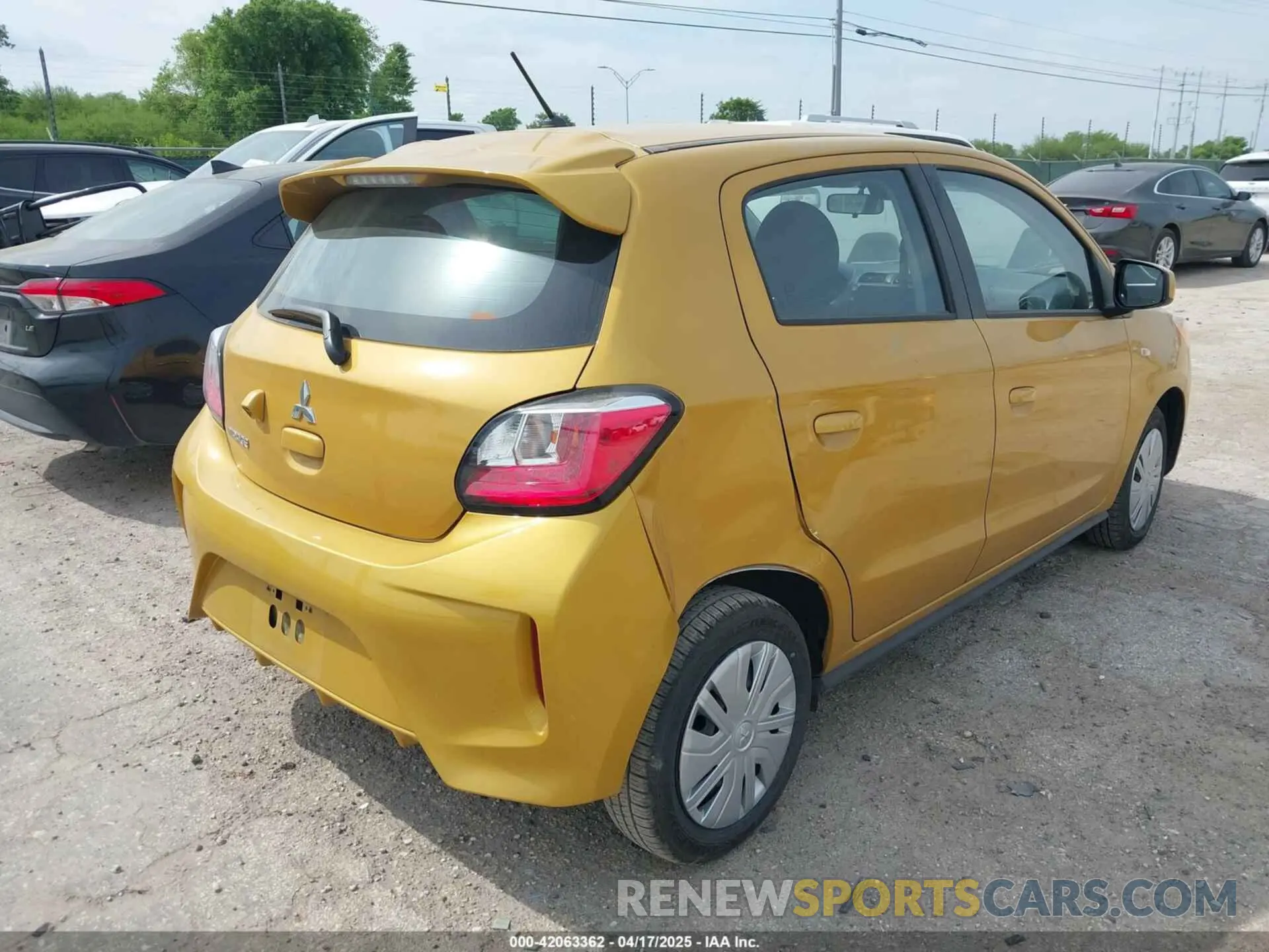 4 Photograph of a damaged car ML32AUHJ4RH022434 MITSUBISHI MIRAGE 2024