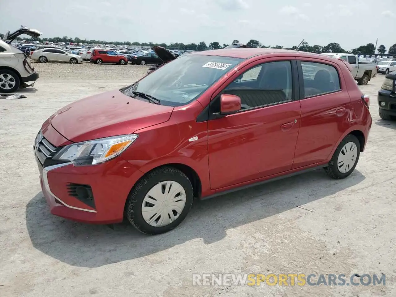 1 Photograph of a damaged car ML32AUHJ4RH028833 MITSUBISHI MIRAGE 2024