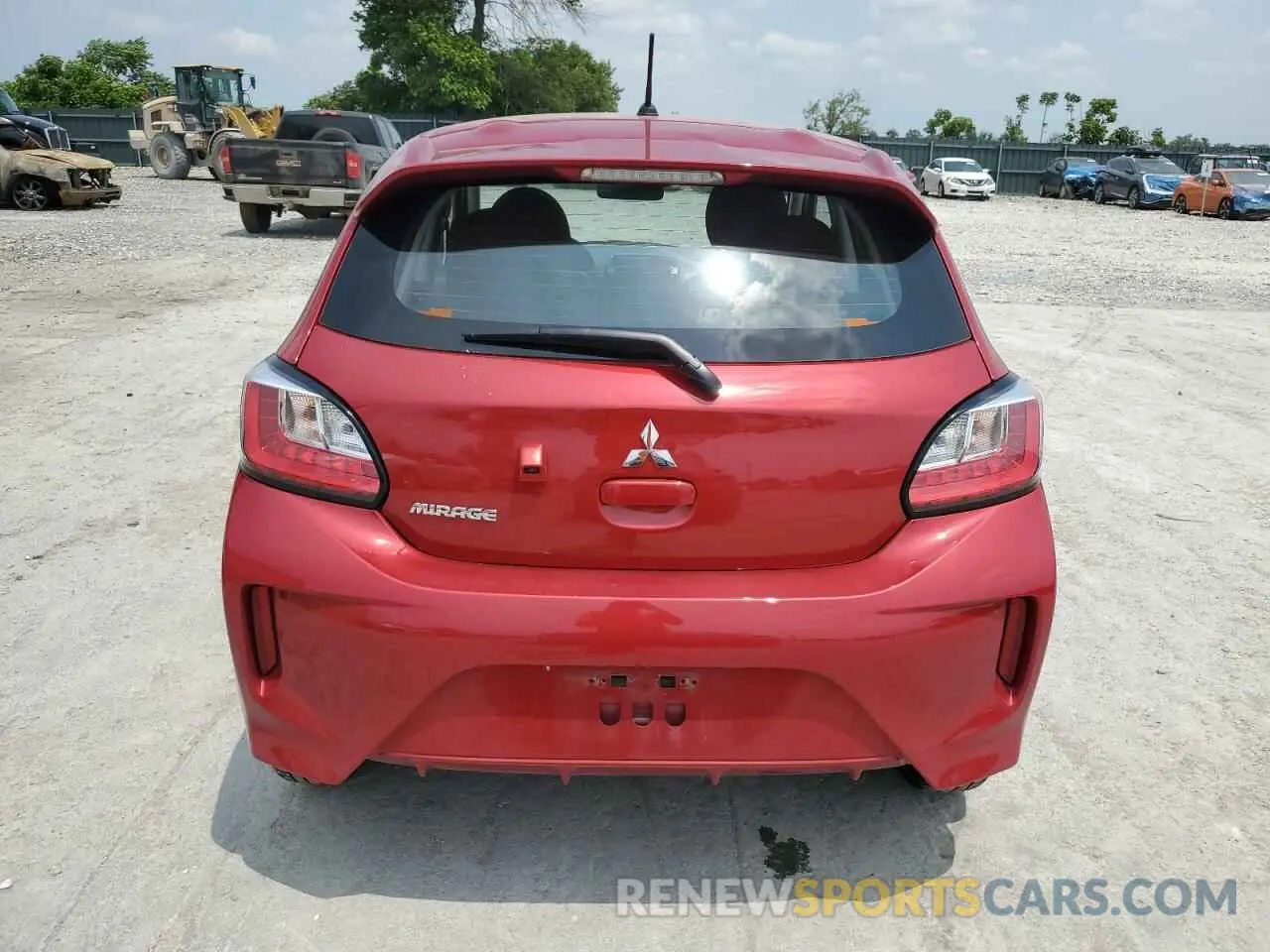 6 Photograph of a damaged car ML32AUHJ4RH028833 MITSUBISHI MIRAGE 2024
