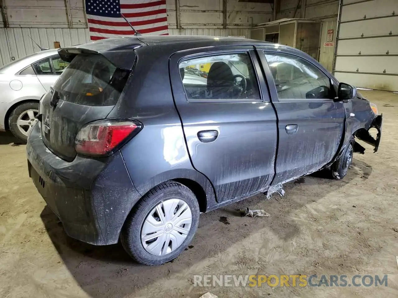 3 Photograph of a damaged car ML32AUHJ4RH032168 MITSUBISHI MIRAGE 2024