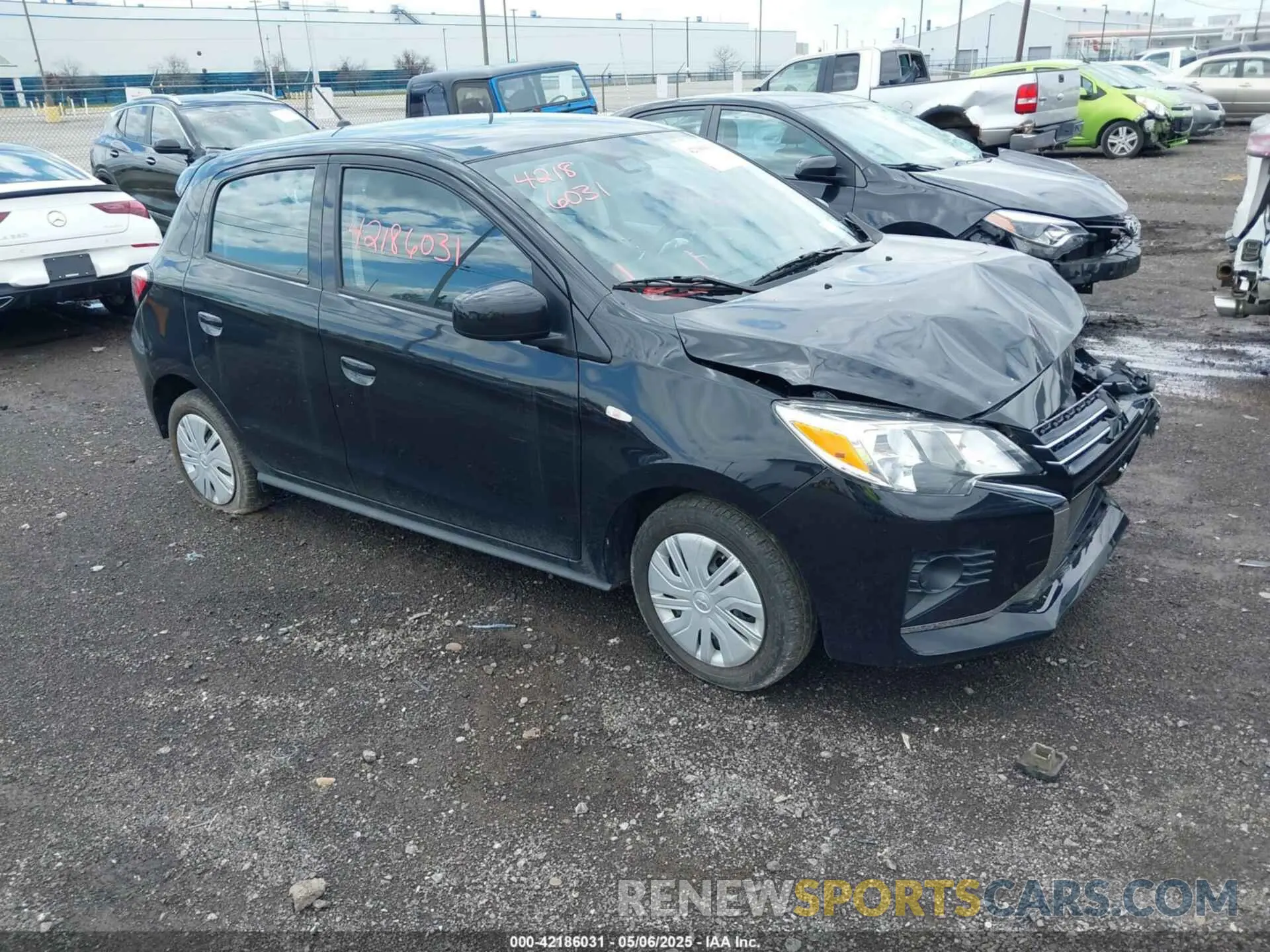 1 Photograph of a damaged car ML32AUHJ5RH004458 MITSUBISHI MIRAGE 2024