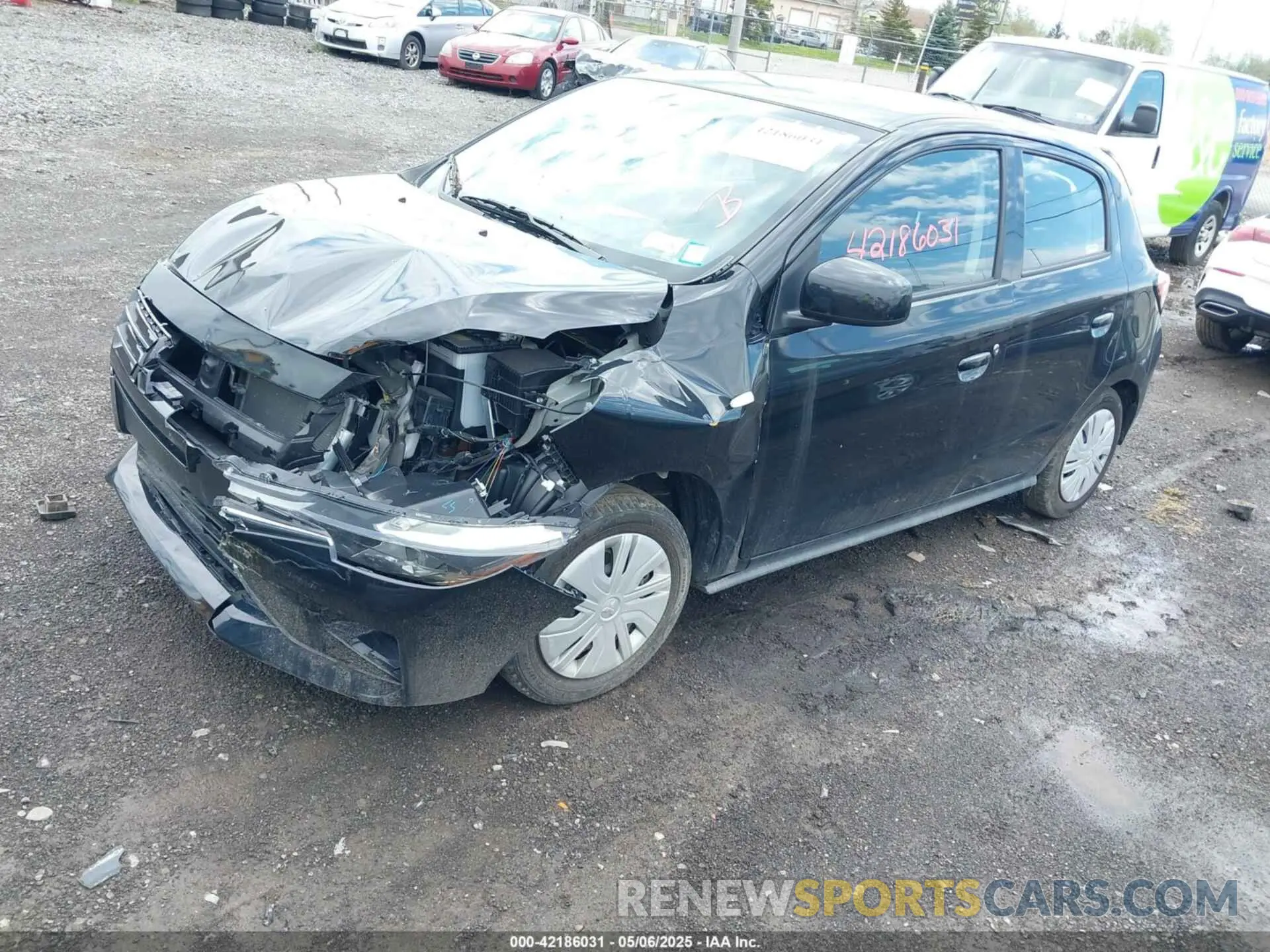 2 Photograph of a damaged car ML32AUHJ5RH004458 MITSUBISHI MIRAGE 2024