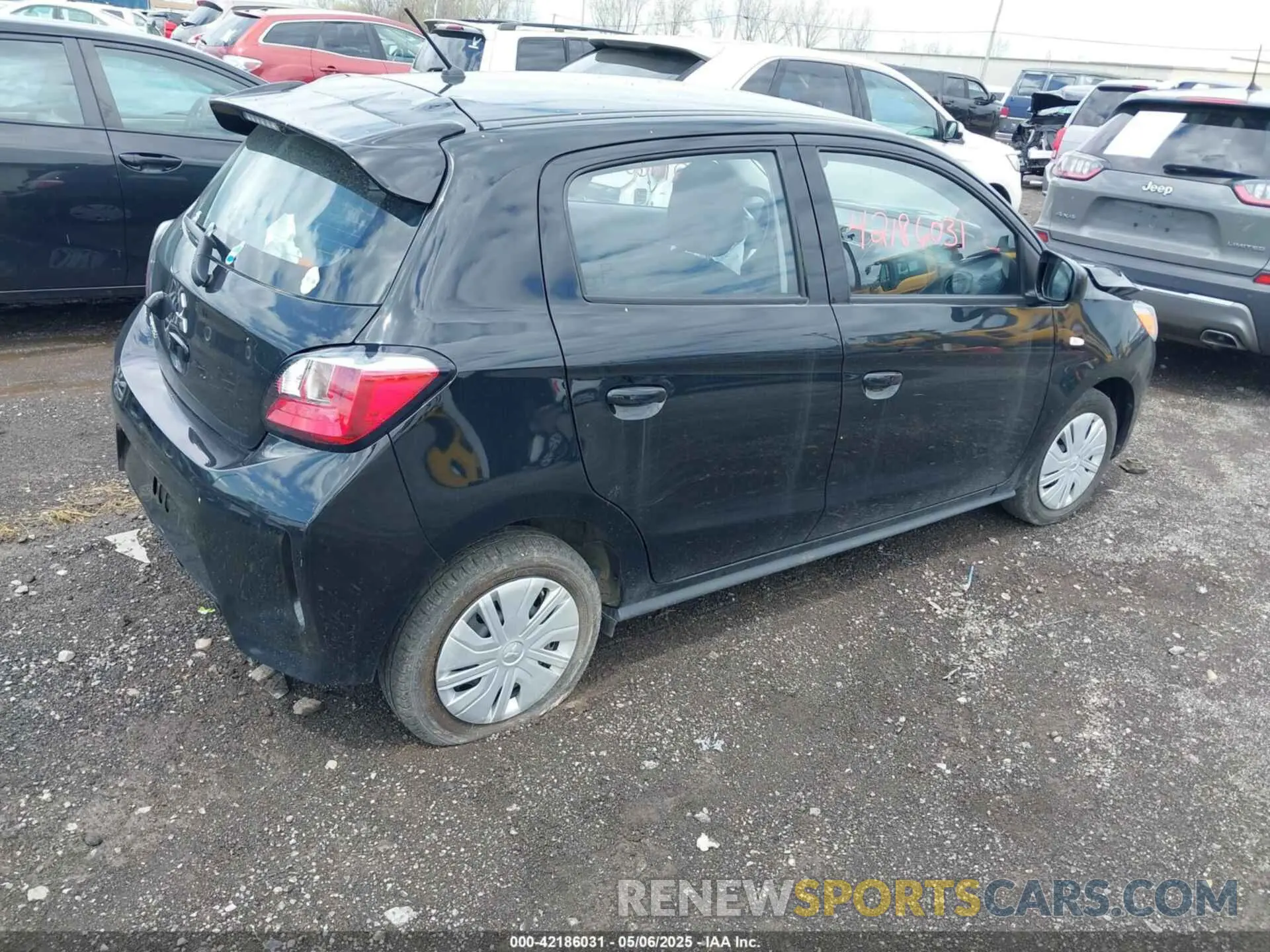 4 Photograph of a damaged car ML32AUHJ5RH004458 MITSUBISHI MIRAGE 2024