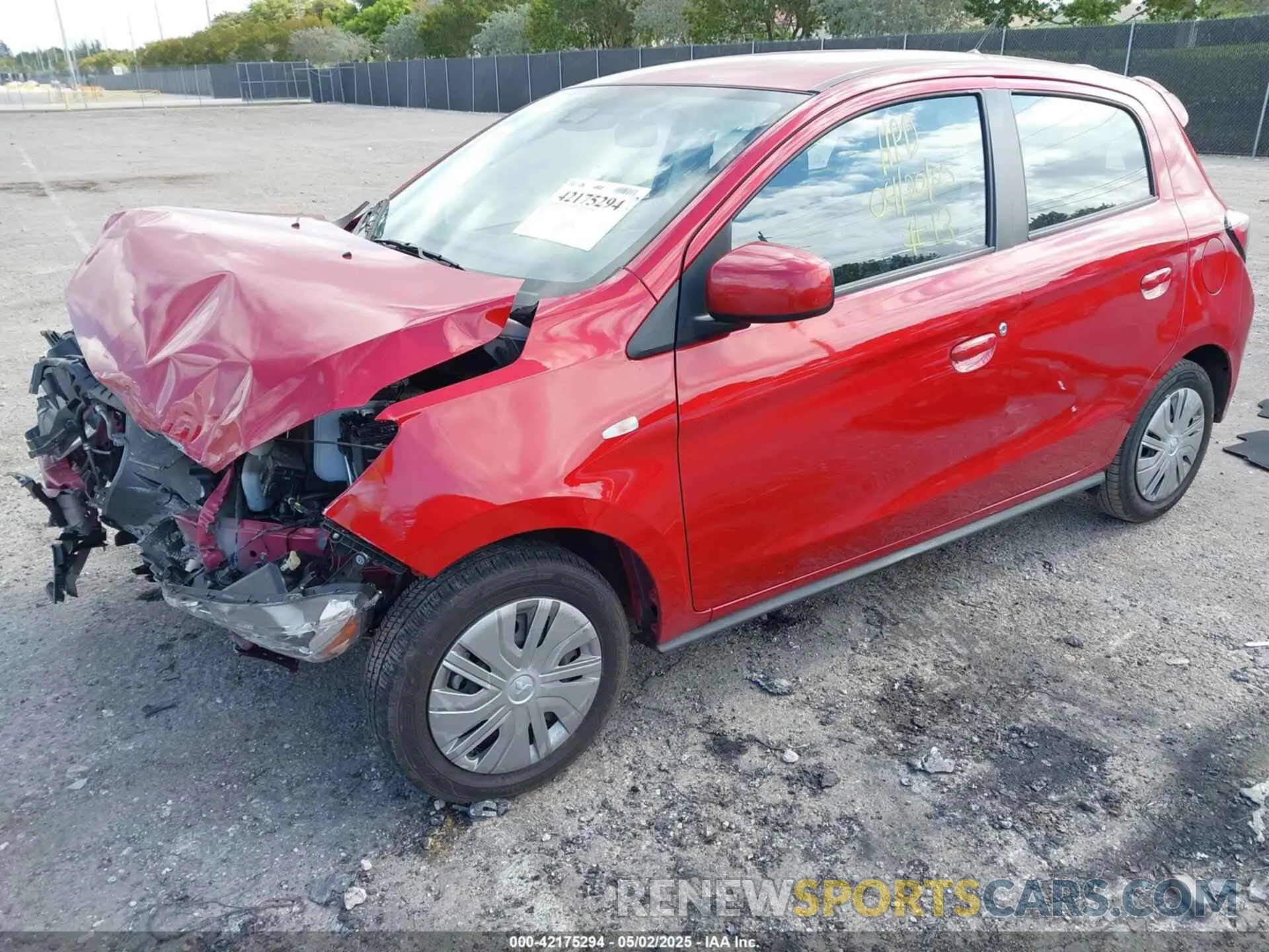 2 Photograph of a damaged car ML32AUHJ5RH005593 MITSUBISHI MIRAGE 2024