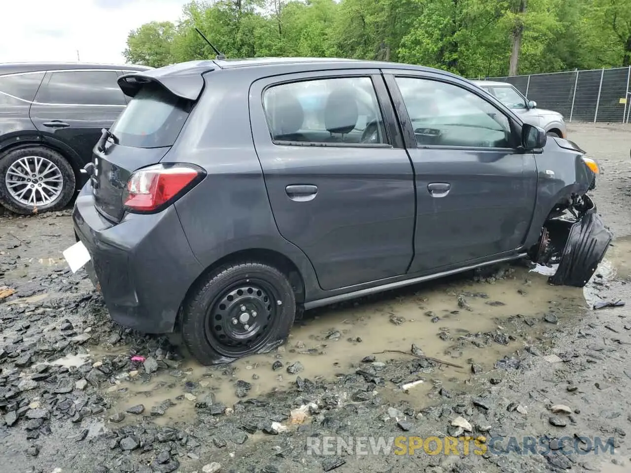 3 Photograph of a damaged car ML32AUHJ5RH005951 MITSUBISHI MIRAGE 2024