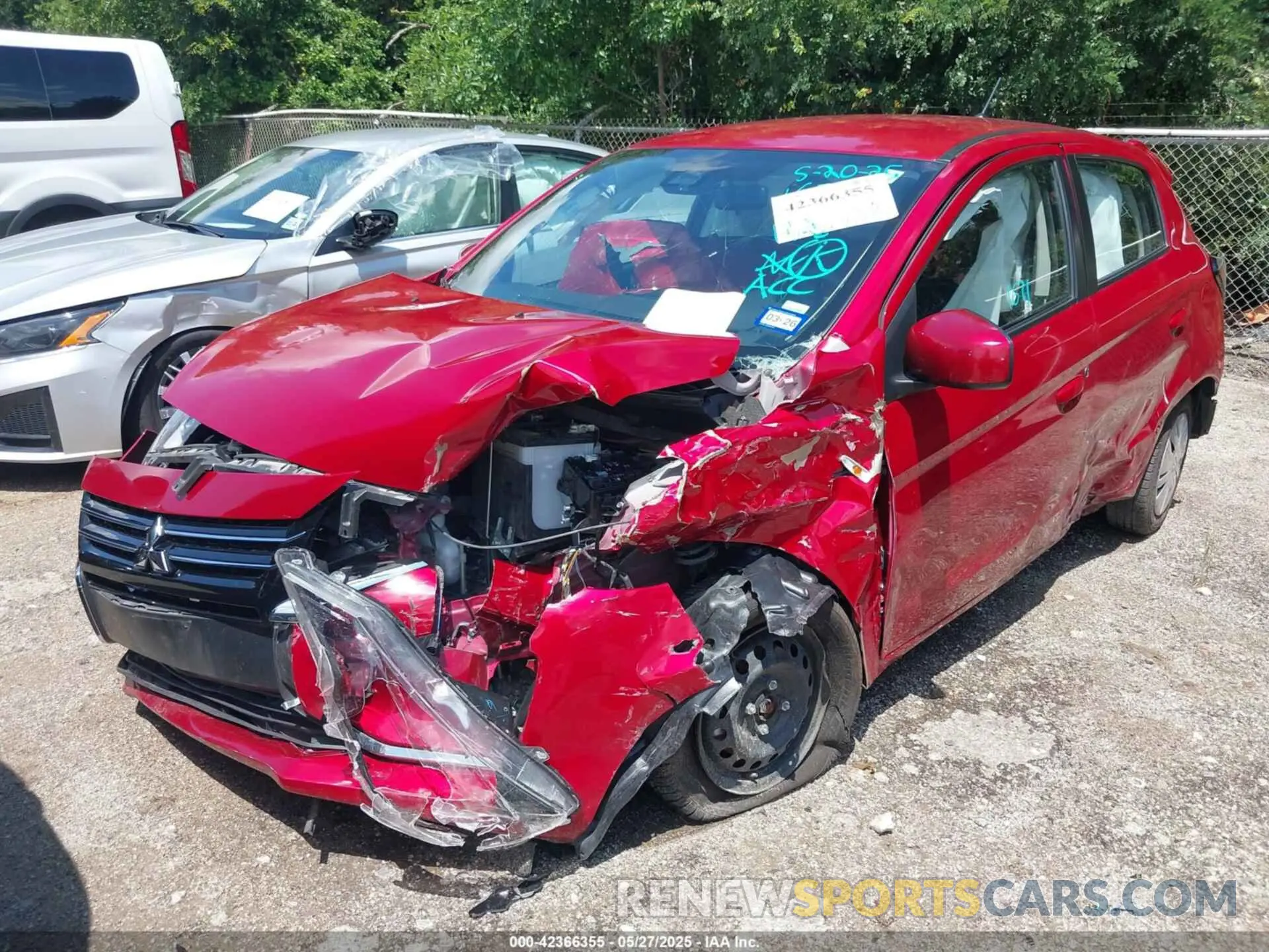 2 Photograph of a damaged car ML32AUHJ5RH007960 MITSUBISHI MIRAGE 2024