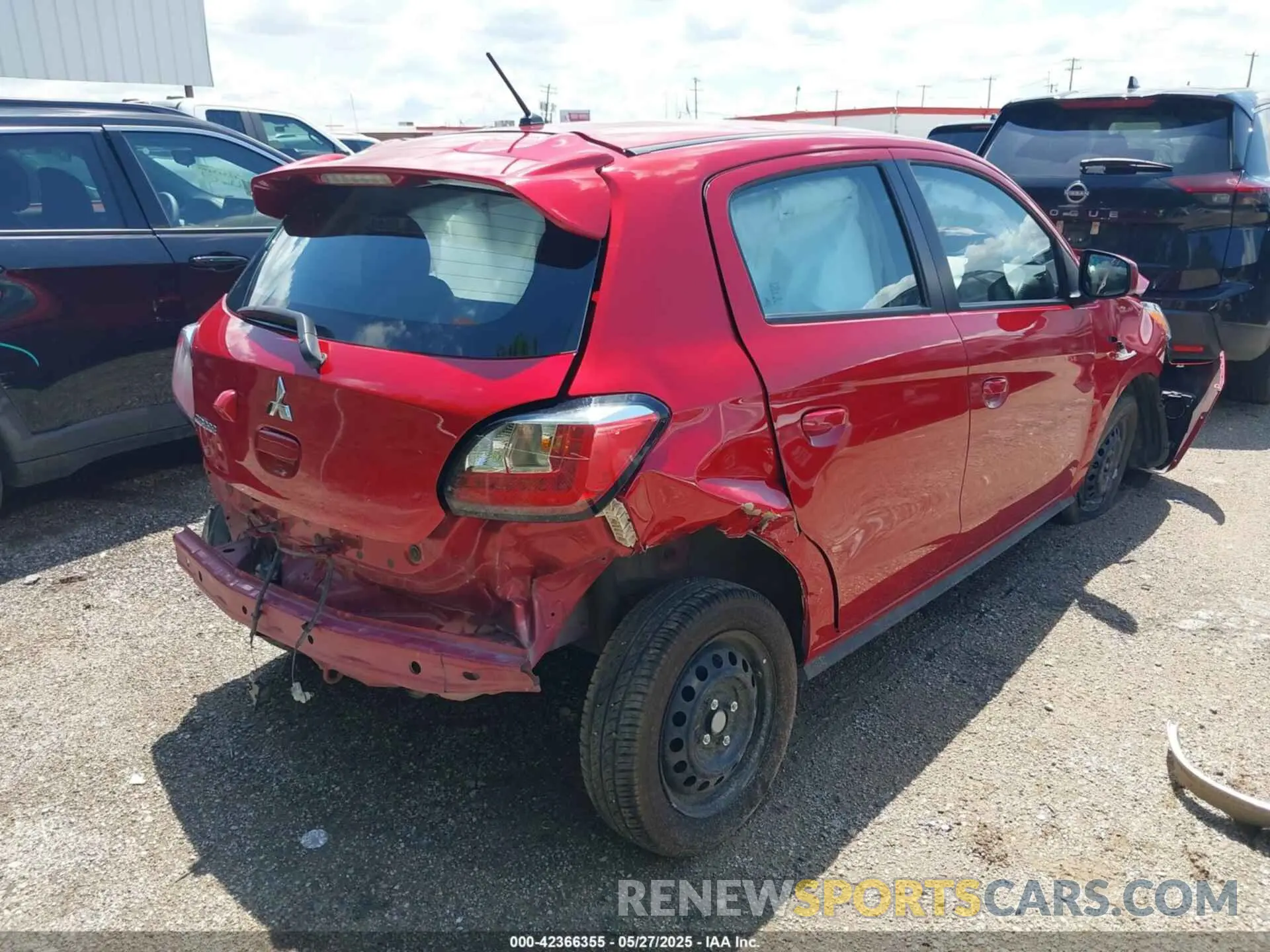 4 Photograph of a damaged car ML32AUHJ5RH007960 MITSUBISHI MIRAGE 2024