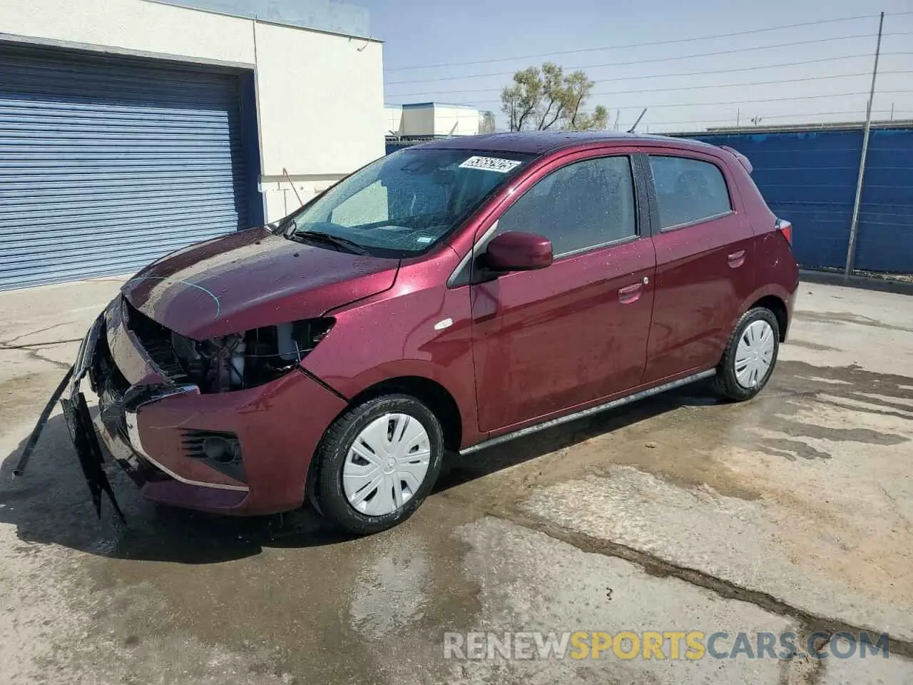 1 Photograph of a damaged car ML32AUHJ5RH012589 MITSUBISHI MIRAGE 2024