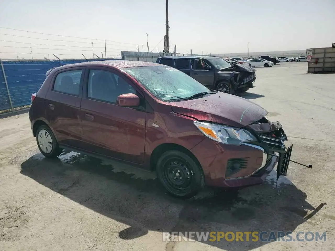 4 Photograph of a damaged car ML32AUHJ5RH012589 MITSUBISHI MIRAGE 2024