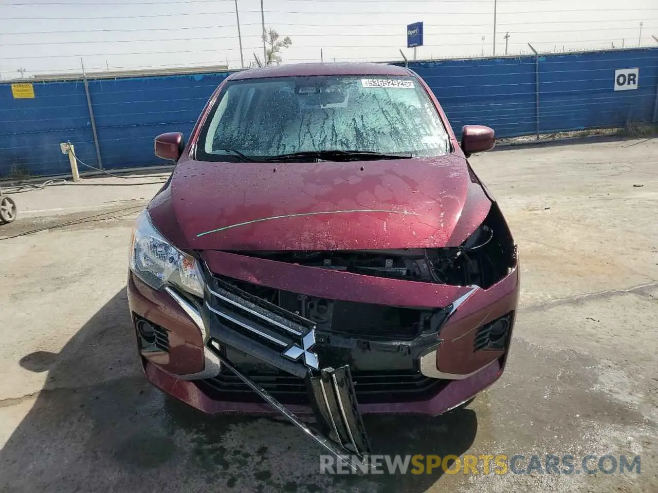 5 Photograph of a damaged car ML32AUHJ5RH012589 MITSUBISHI MIRAGE 2024