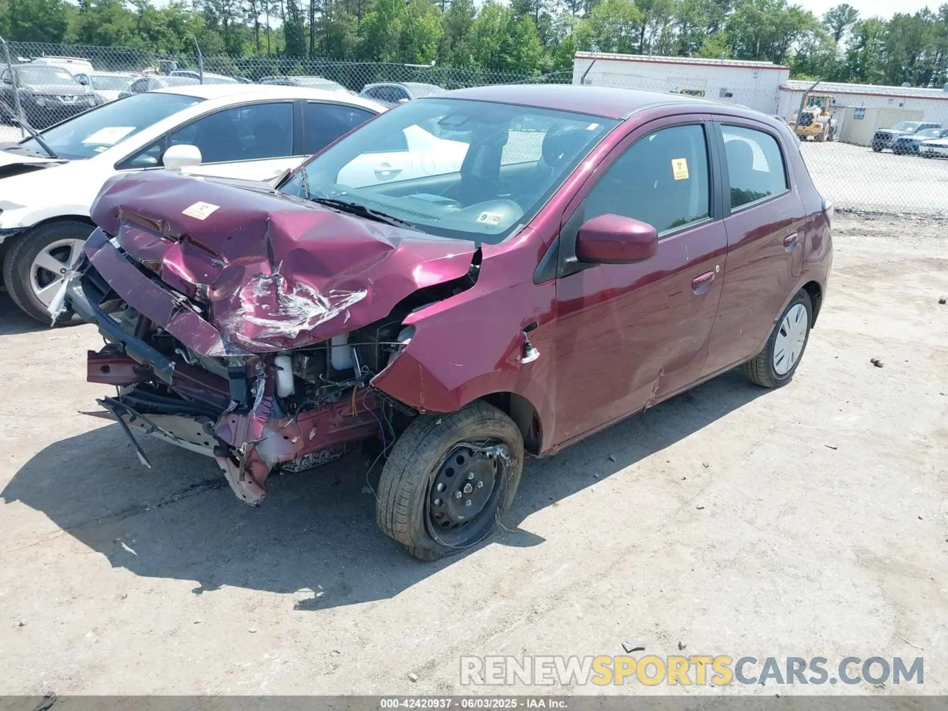 2 Photograph of a damaged car ML32AUHJ5RH012883 MITSUBISHI MIRAGE 2024