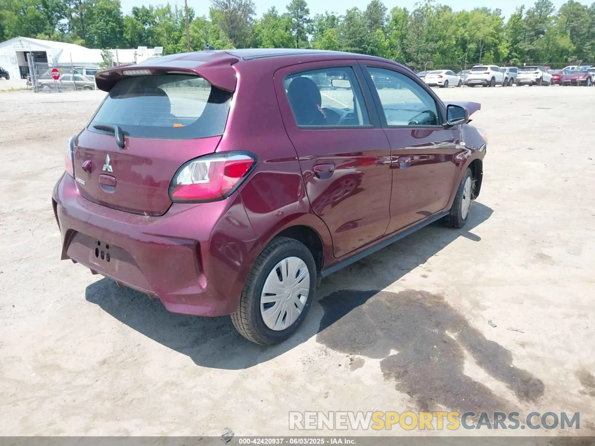 4 Photograph of a damaged car ML32AUHJ5RH012883 MITSUBISHI MIRAGE 2024