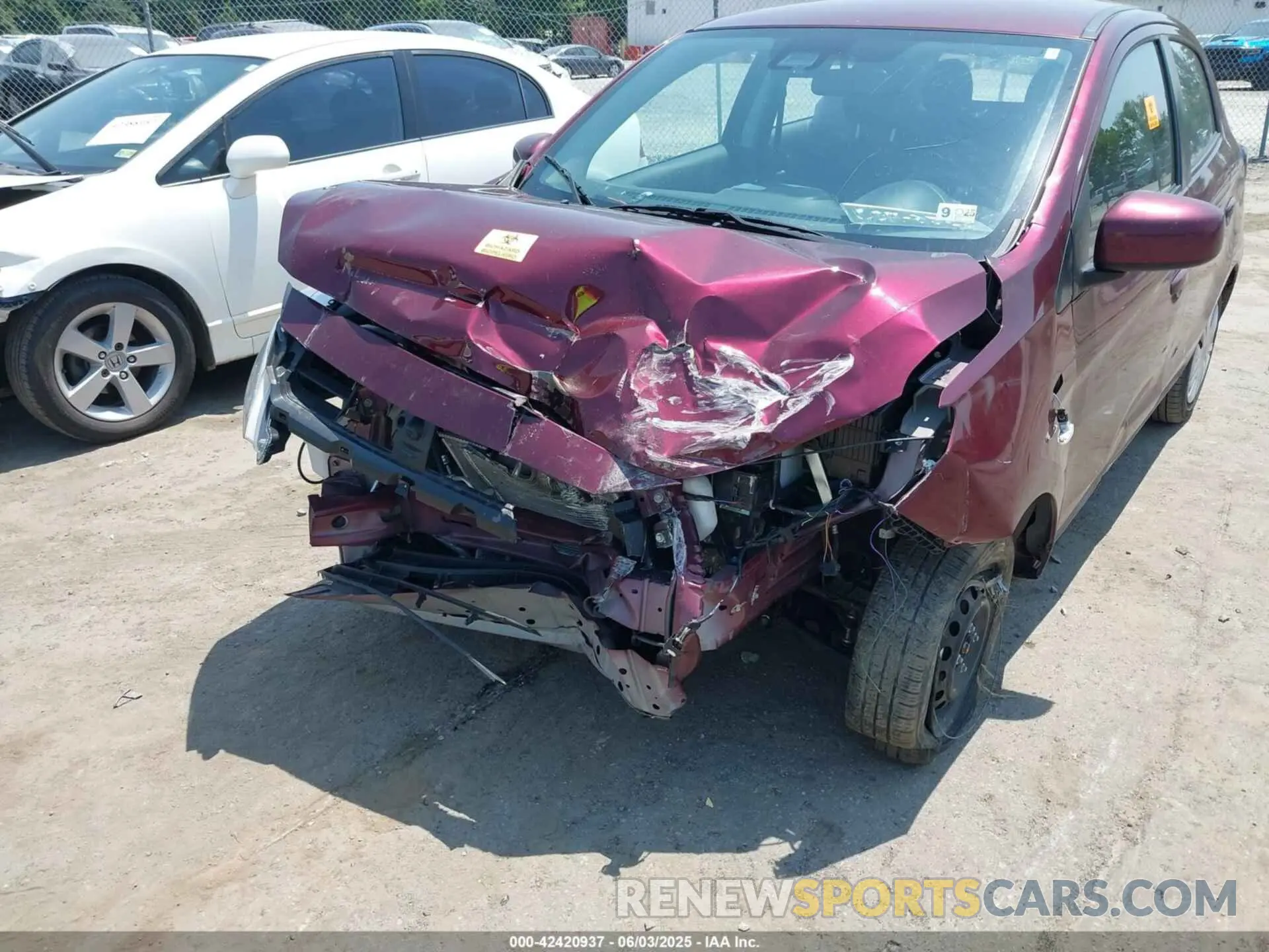 6 Photograph of a damaged car ML32AUHJ5RH012883 MITSUBISHI MIRAGE 2024