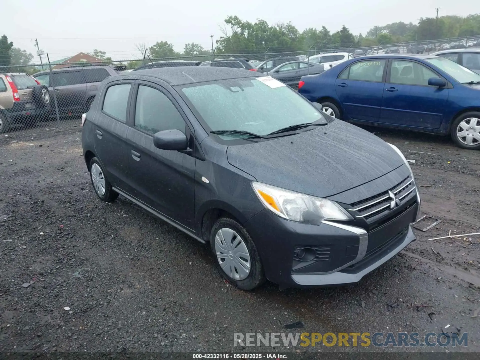 1 Photograph of a damaged car ML32AUHJ5RH021180 MITSUBISHI MIRAGE 2024