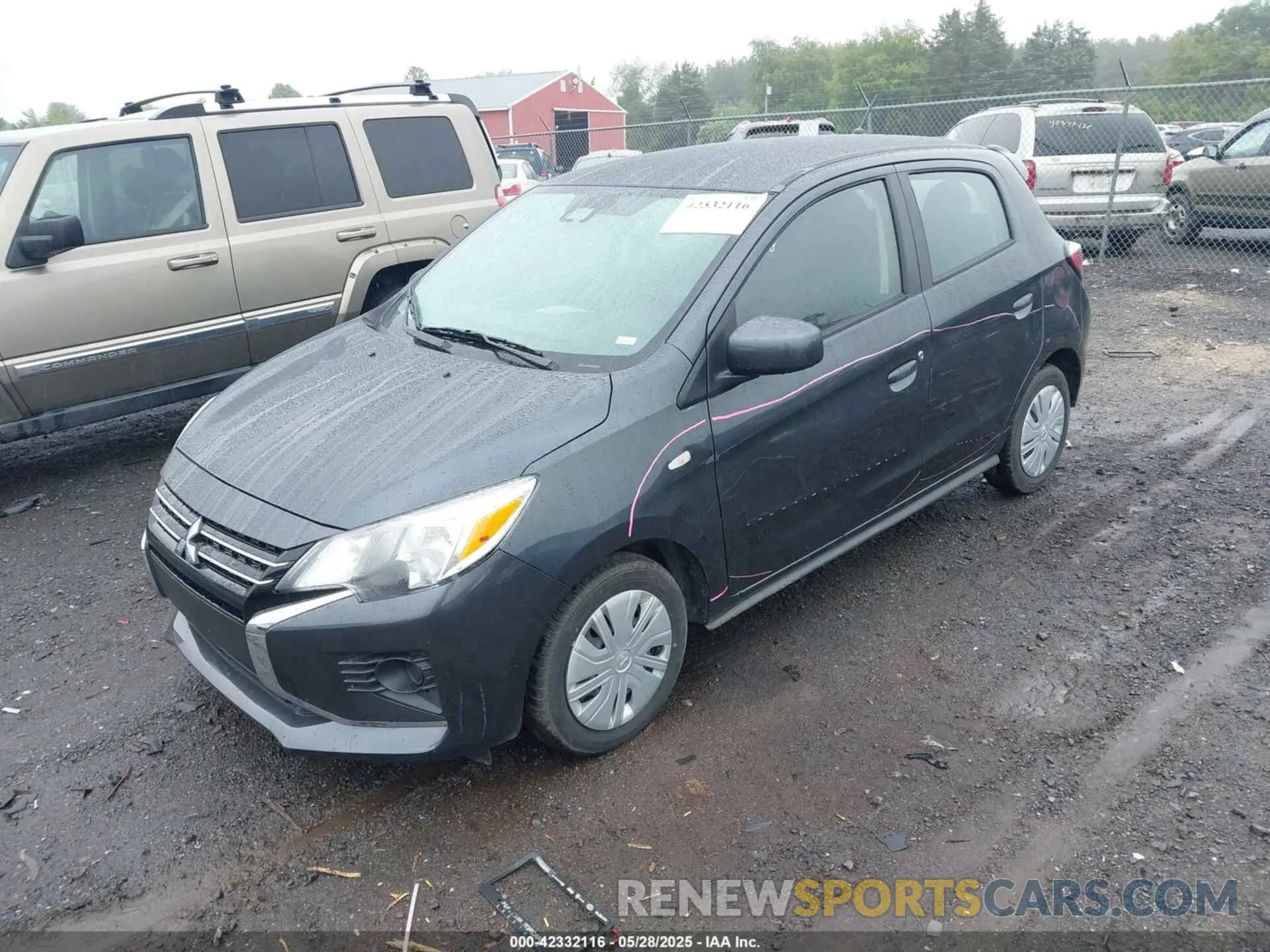 2 Photograph of a damaged car ML32AUHJ5RH021180 MITSUBISHI MIRAGE 2024