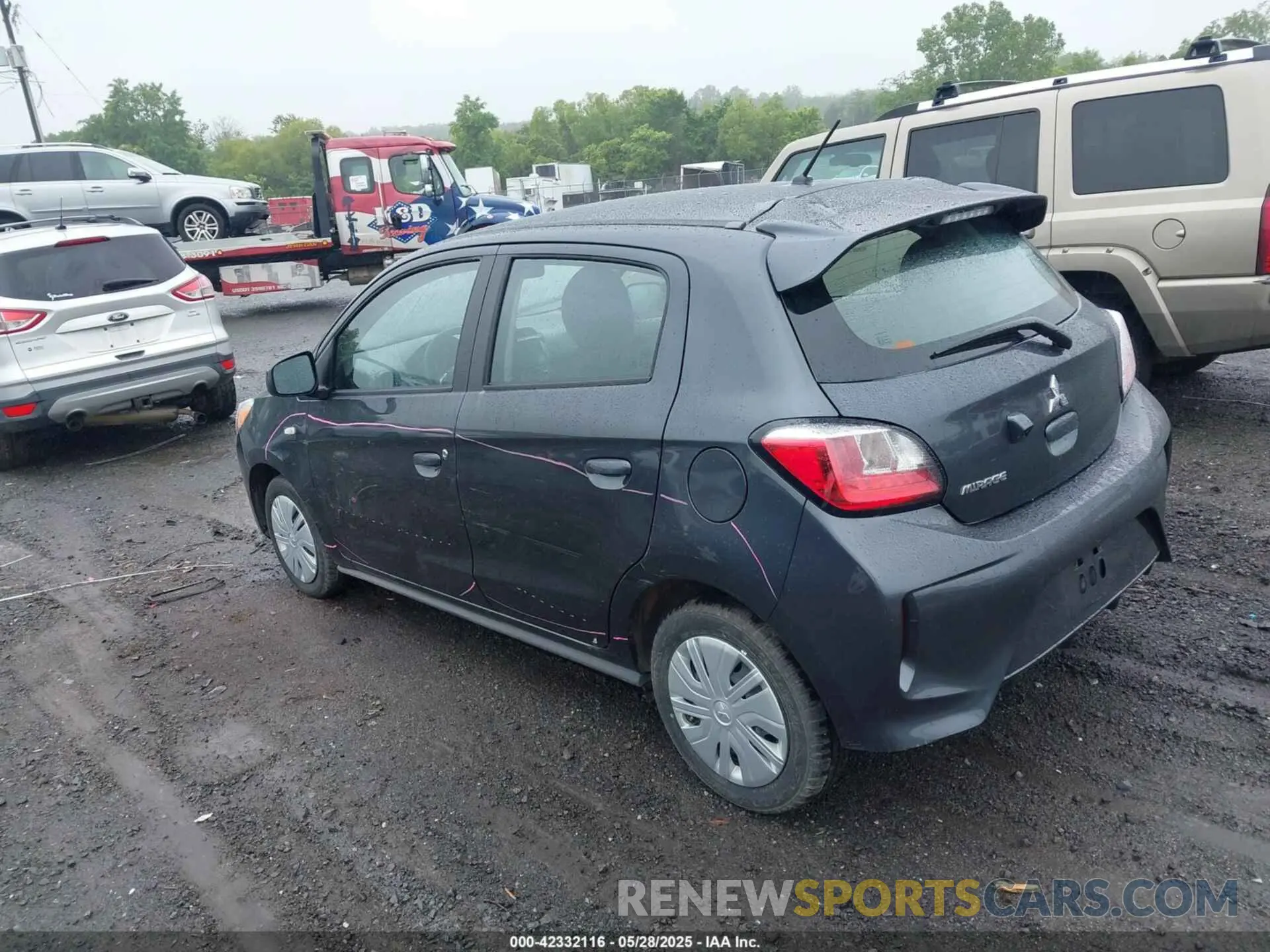 3 Photograph of a damaged car ML32AUHJ5RH021180 MITSUBISHI MIRAGE 2024