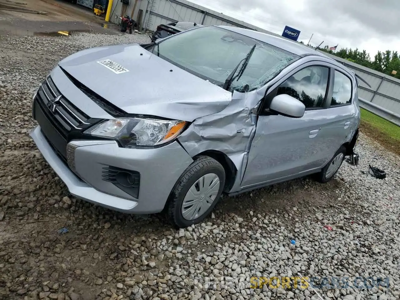 1 Photograph of a damaged car ML32AUHJ5RH021521 MITSUBISHI MIRAGE 2024
