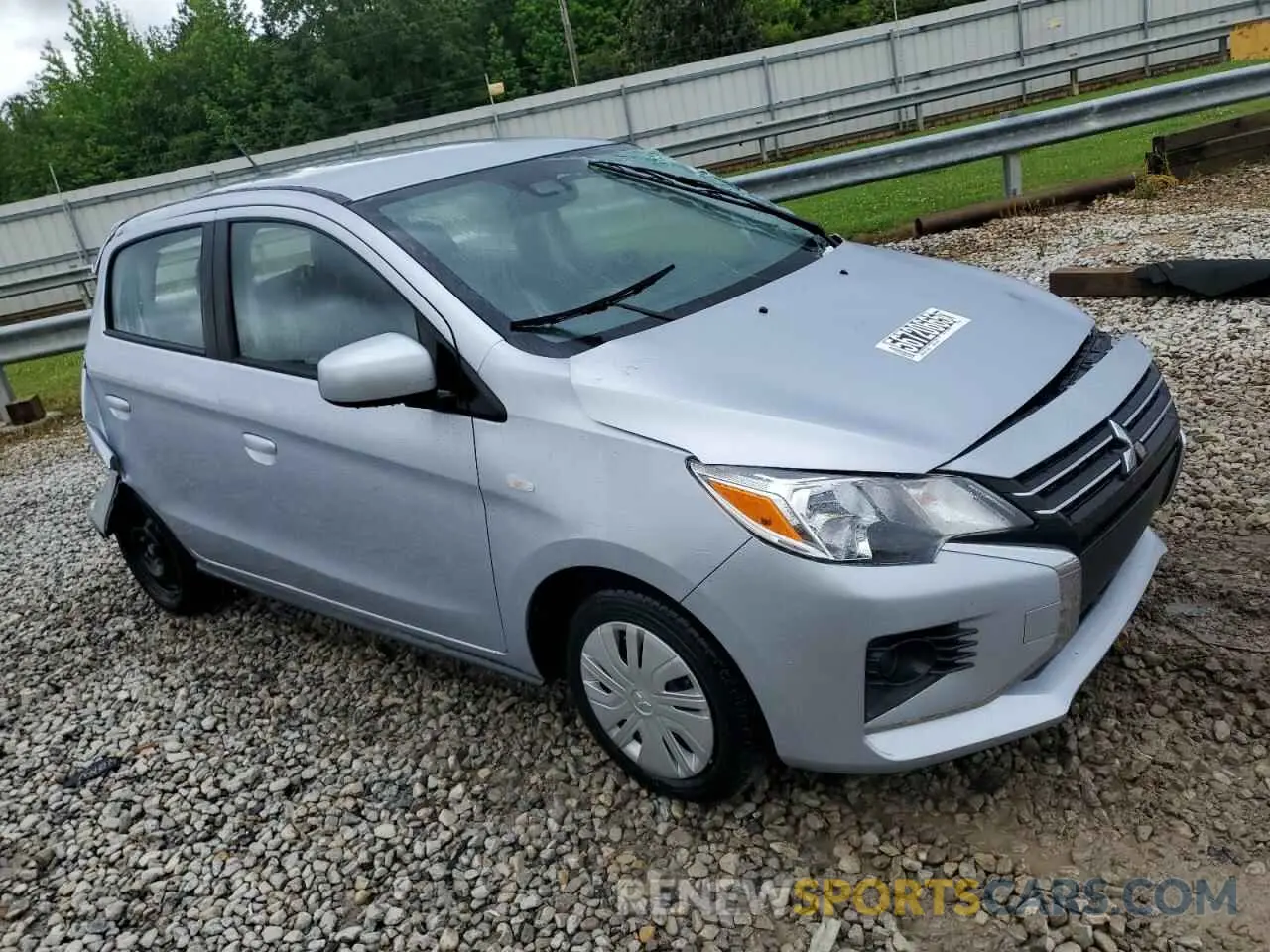 4 Photograph of a damaged car ML32AUHJ5RH021521 MITSUBISHI MIRAGE 2024