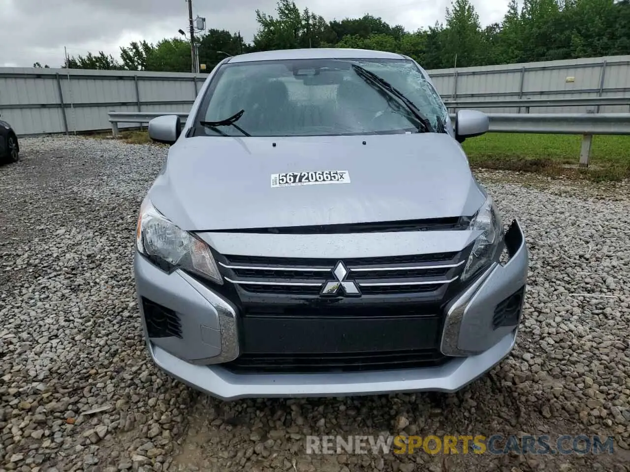 5 Photograph of a damaged car ML32AUHJ5RH021521 MITSUBISHI MIRAGE 2024
