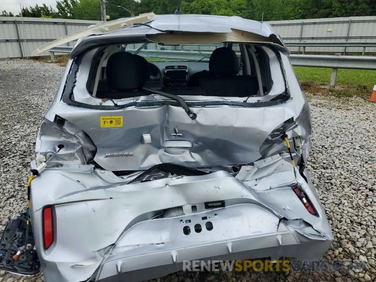 6 Photograph of a damaged car ML32AUHJ5RH021521 MITSUBISHI MIRAGE 2024