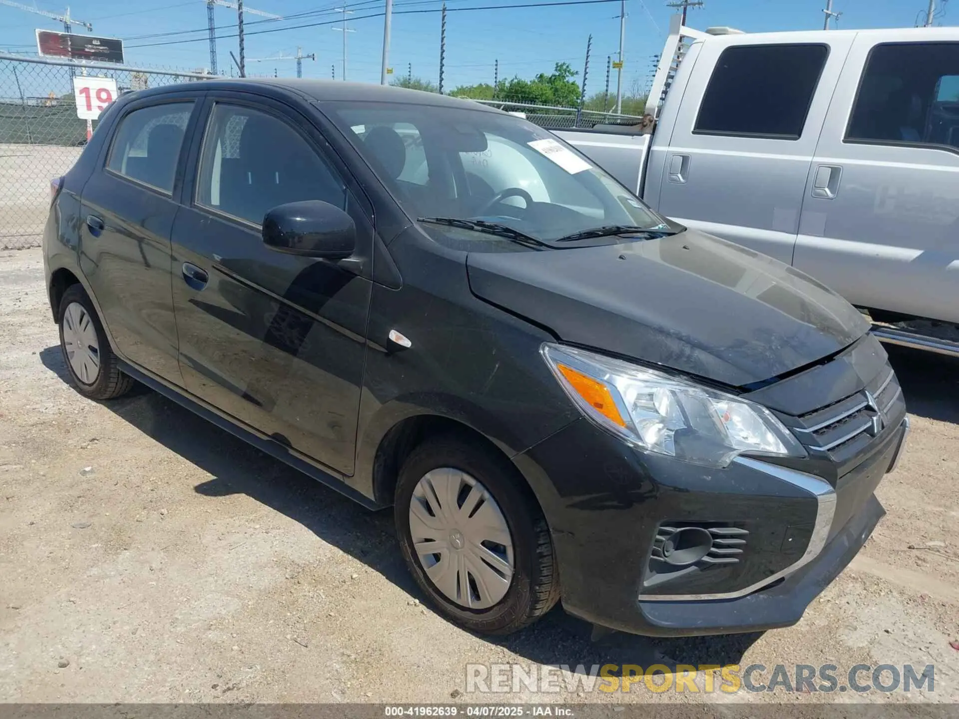 1 Photograph of a damaged car ML32AUHJ5RH031093 MITSUBISHI MIRAGE 2024