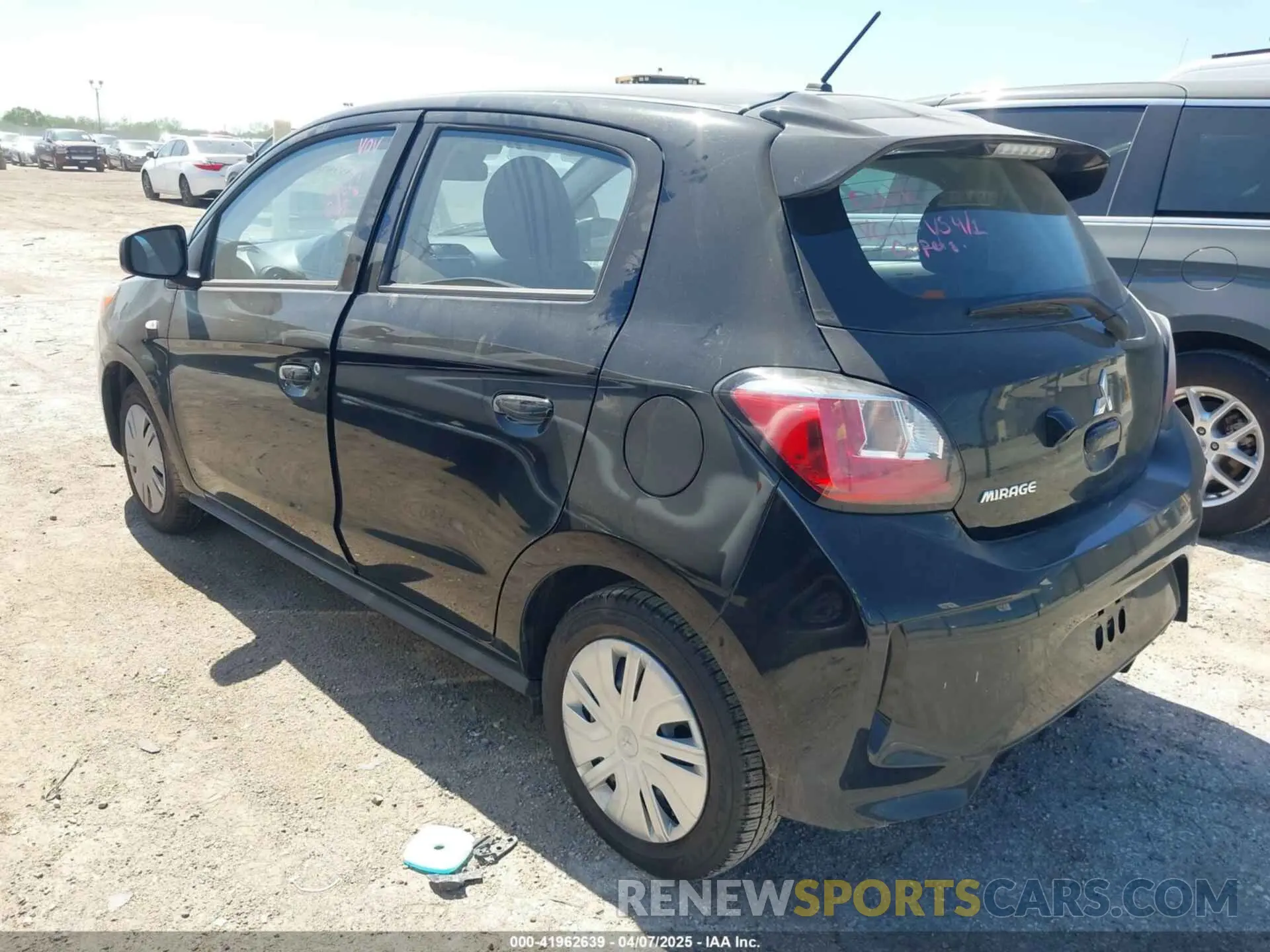 3 Photograph of a damaged car ML32AUHJ5RH031093 MITSUBISHI MIRAGE 2024