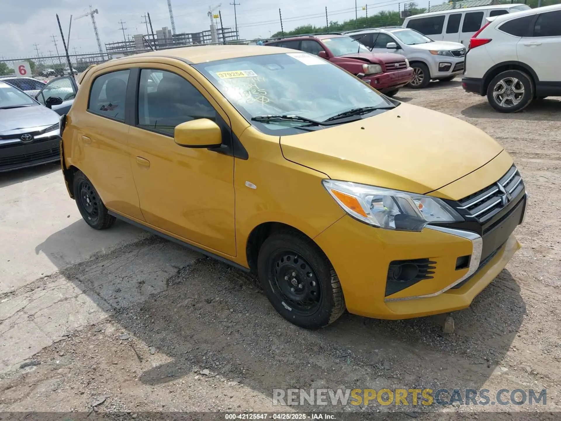 1 Photograph of a damaged car ML32AUHJ5RH035354 MITSUBISHI MIRAGE 2024