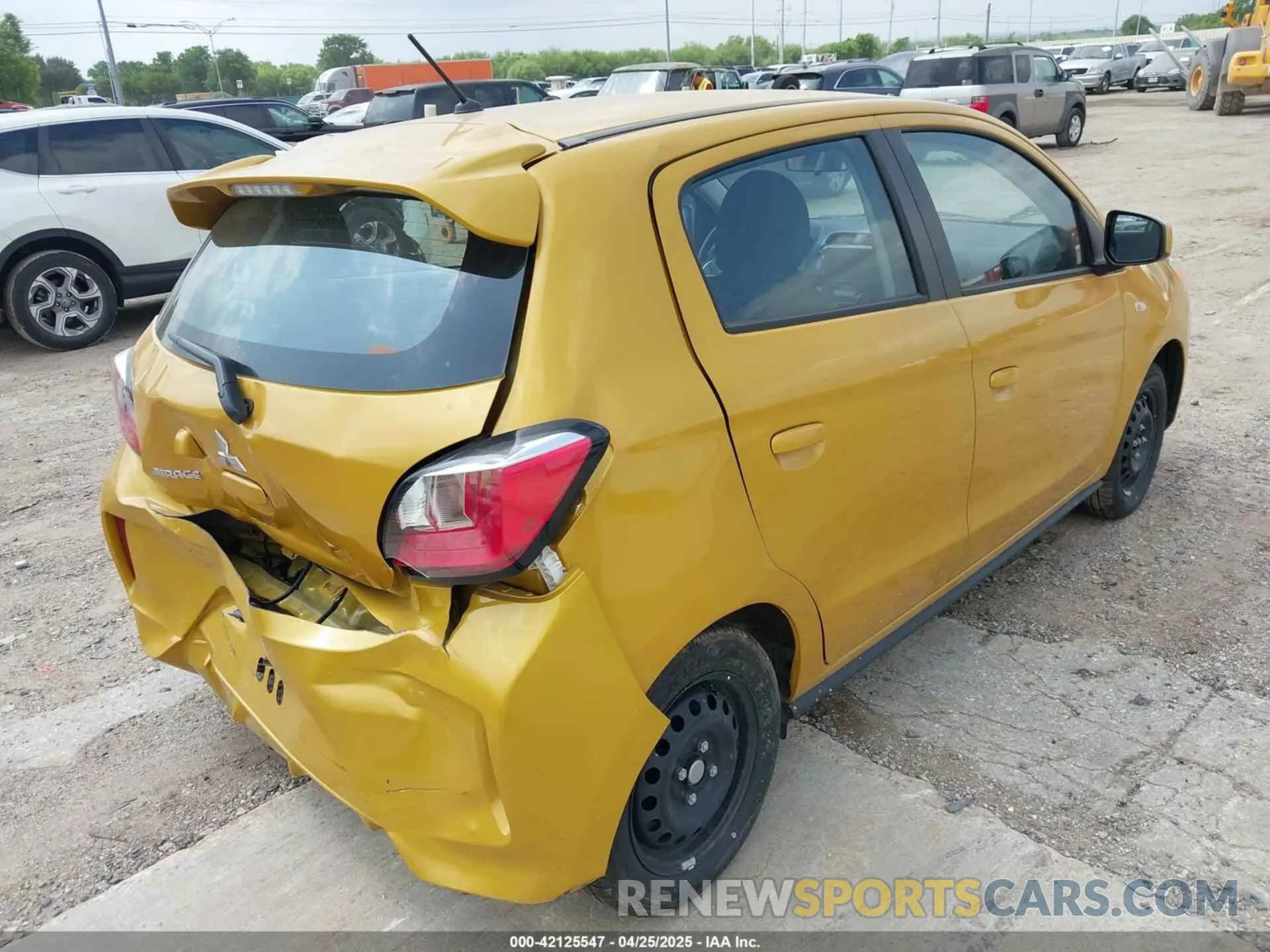 4 Photograph of a damaged car ML32AUHJ5RH035354 MITSUBISHI MIRAGE 2024