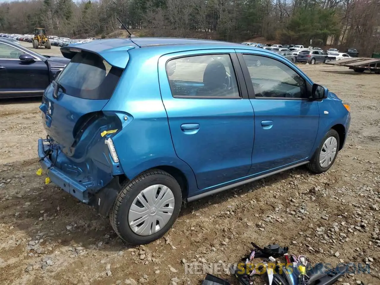 3 Photograph of a damaged car ML32AUHJ6RH000242 MITSUBISHI MIRAGE 2024