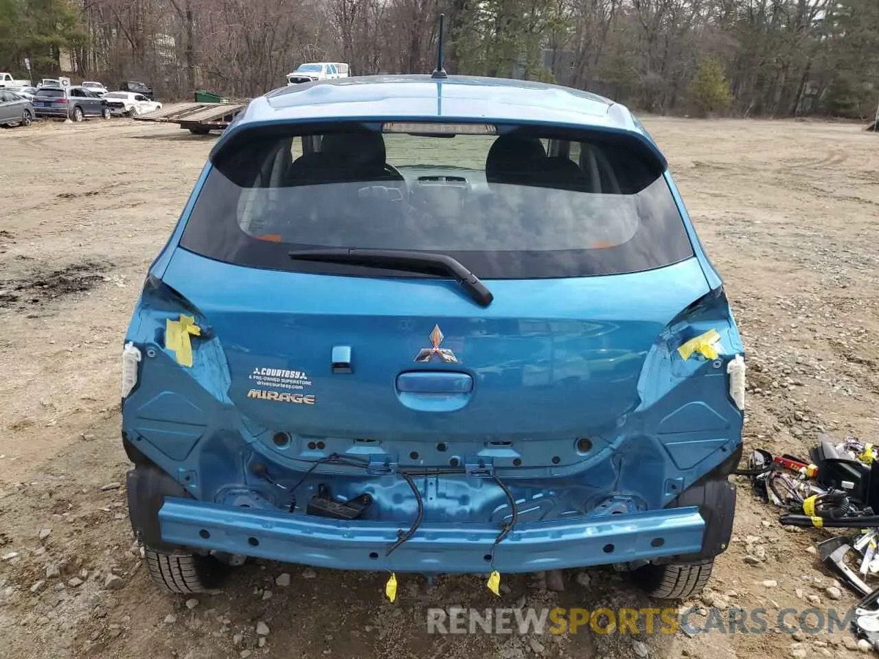 6 Photograph of a damaged car ML32AUHJ6RH000242 MITSUBISHI MIRAGE 2024