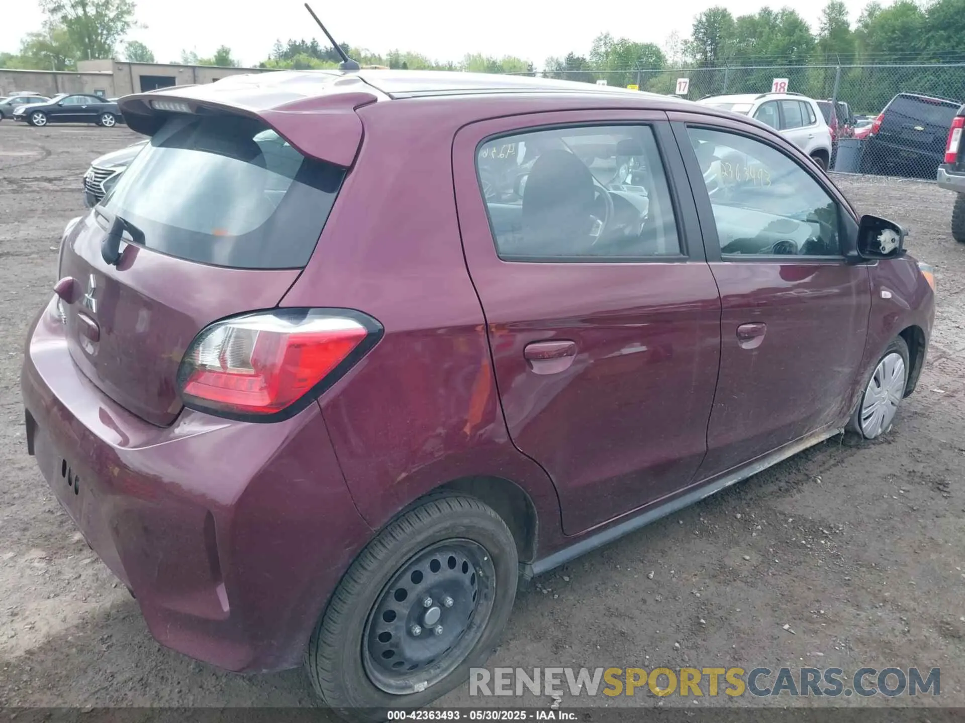 4 Photograph of a damaged car ML32AUHJ6RH002301 MITSUBISHI MIRAGE 2024