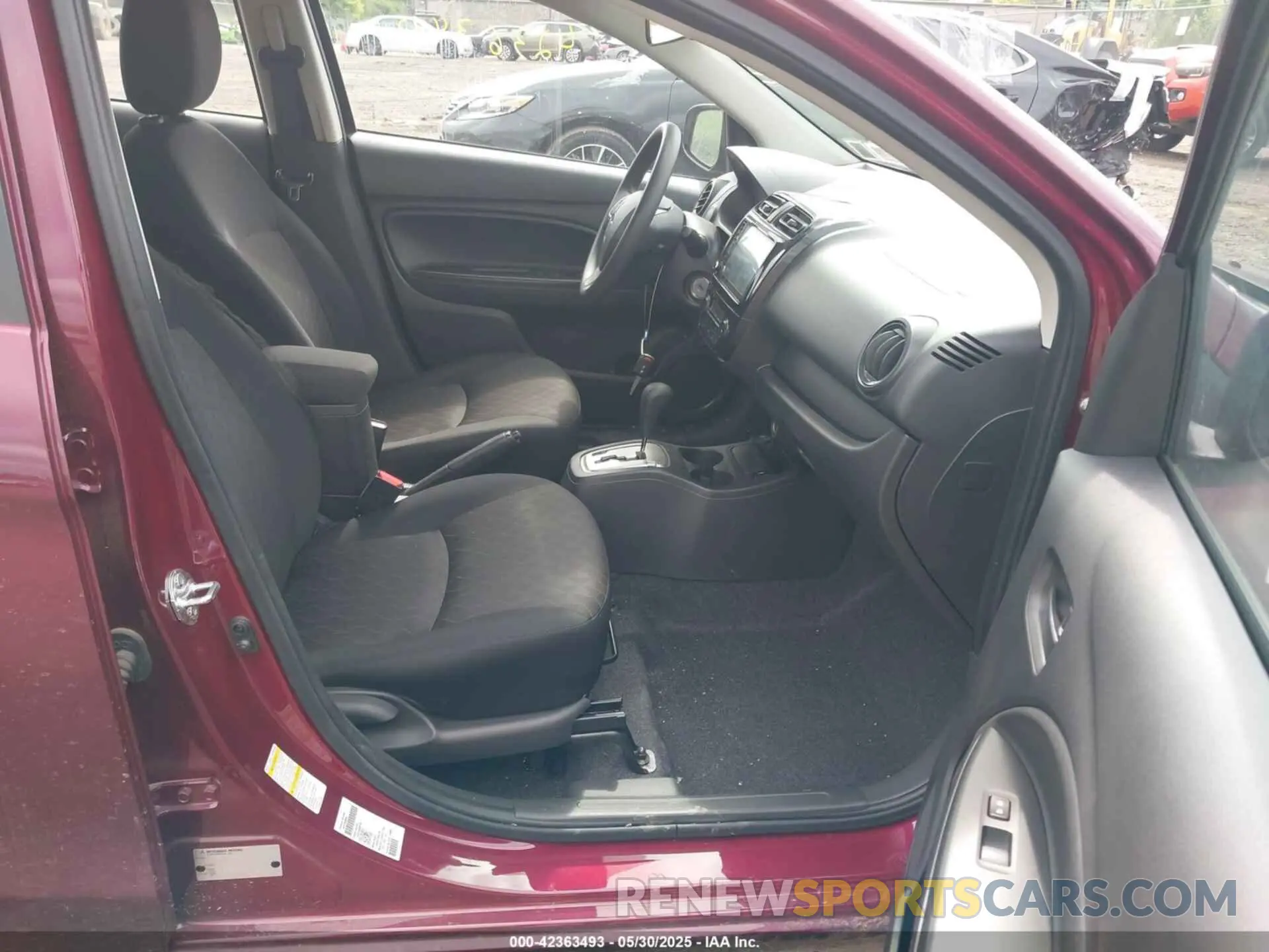 5 Photograph of a damaged car ML32AUHJ6RH002301 MITSUBISHI MIRAGE 2024