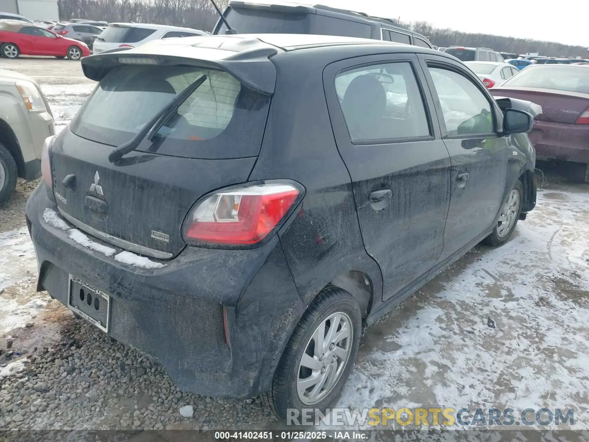 4 Photograph of a damaged car ML32AUHJ6RH013377 MITSUBISHI MIRAGE 2024