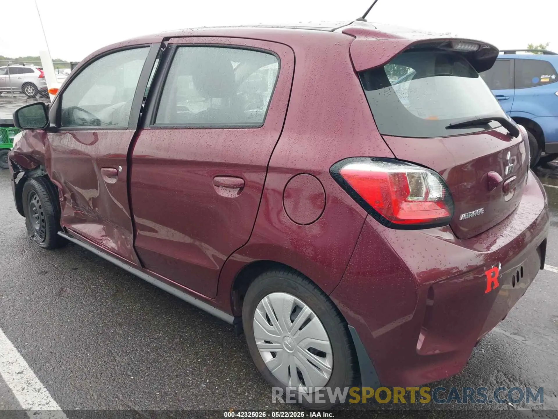 3 Photograph of a damaged car ML32AUHJ6RH014870 MITSUBISHI MIRAGE 2024