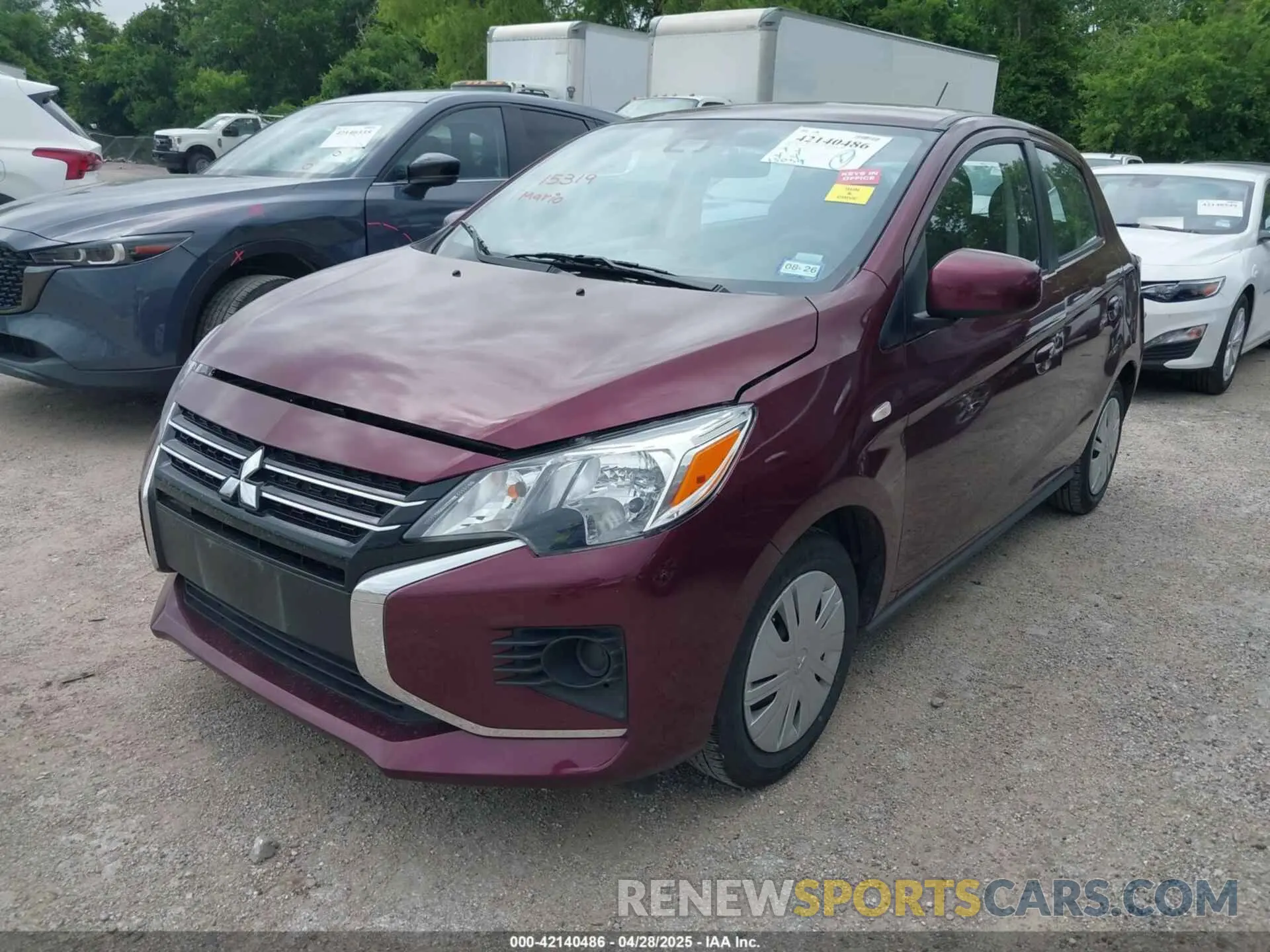 2 Photograph of a damaged car ML32AUHJ6RH016182 MITSUBISHI MIRAGE 2024