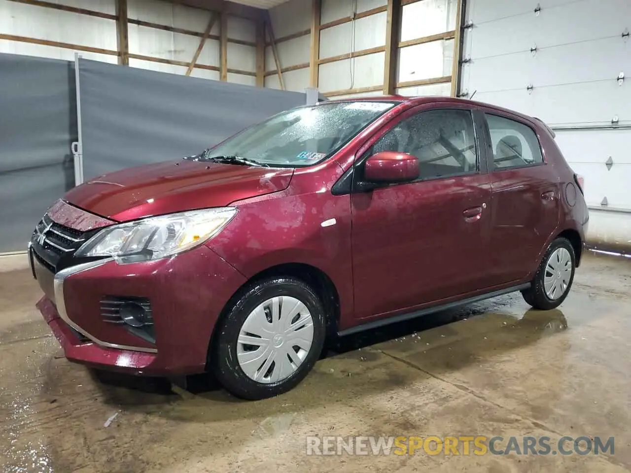1 Photograph of a damaged car ML32AUHJ6RH018126 MITSUBISHI MIRAGE 2024
