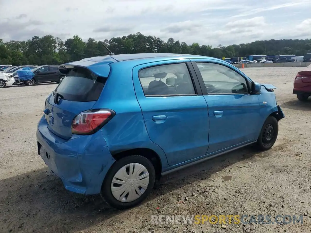 3 Photograph of a damaged car ML32AUHJ6RH018286 MITSUBISHI MIRAGE 2024